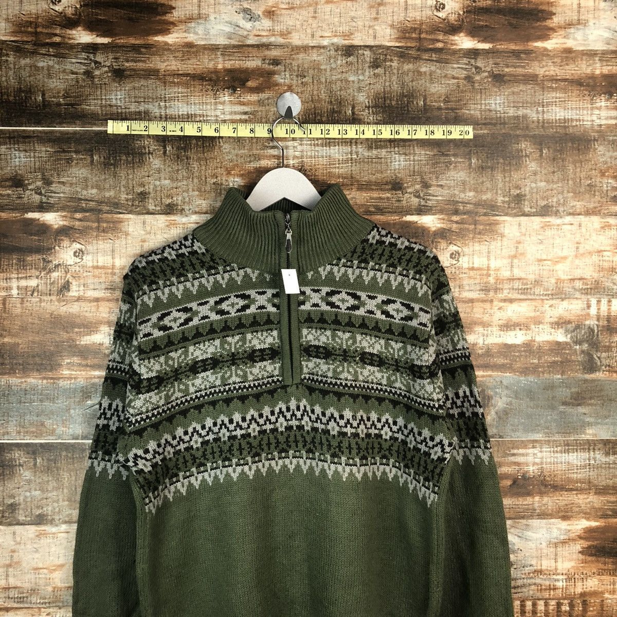 Japanese Brand Nurdic Green vintage Sweatshirt #A1462 Size US M / EU 48-50 / 2 - 2 Thumbnail