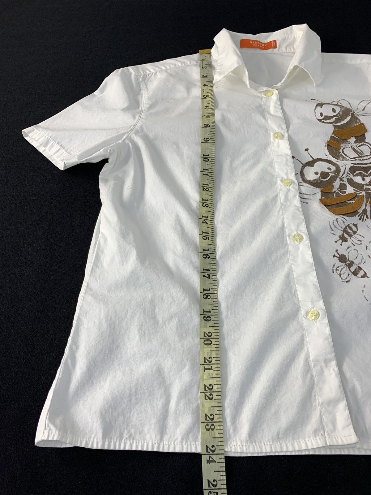 Iceberg Hype Iceberg History Flying Bee Art Printed Button Up Shirt Size M / US 6-8 / IT 42-44 - 12 Thumbnail