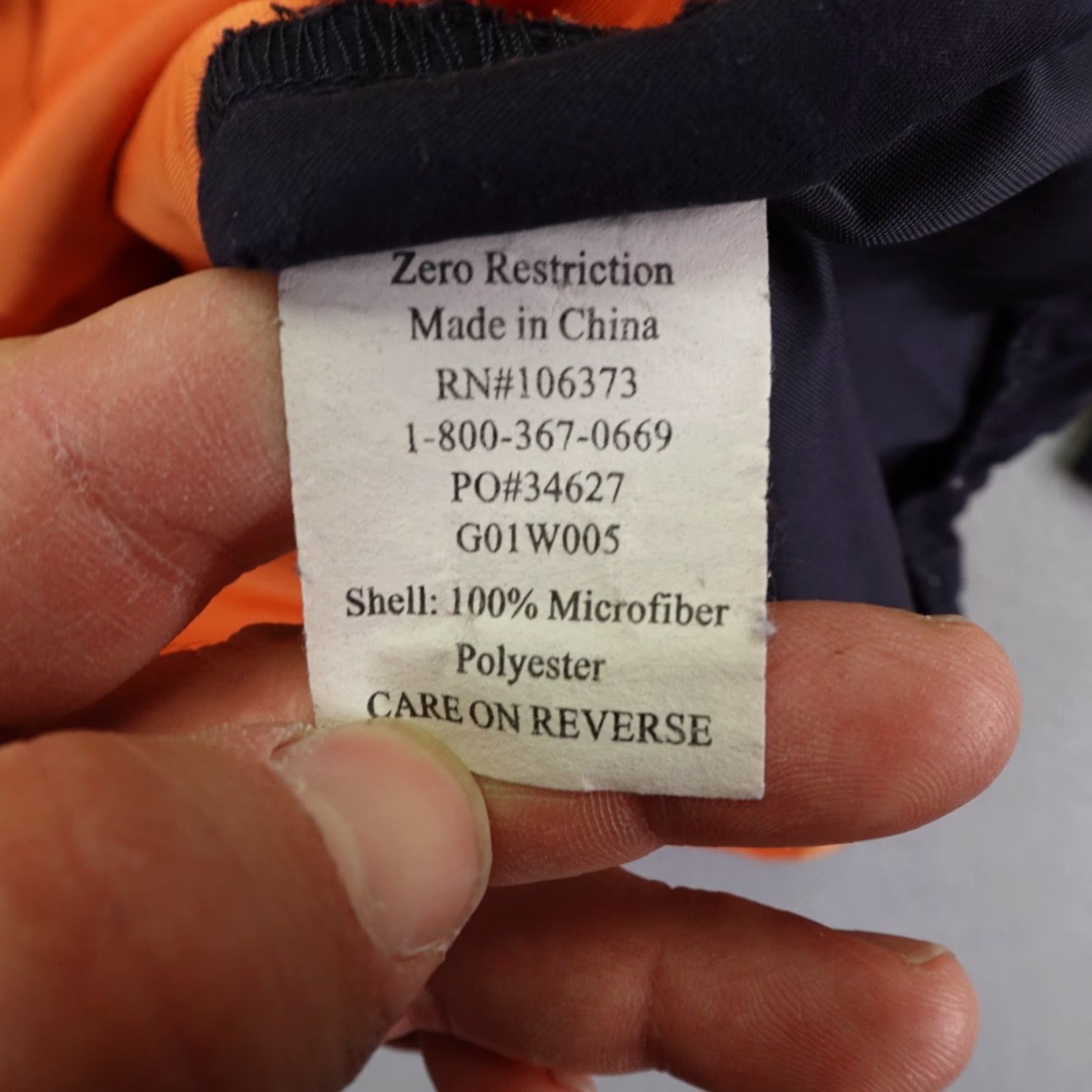 Vintage VINTAGE Zero Restriction Jacket Mens Medium Orange Golf Windbreaker 1/4 Zip Pullover Size US M / EU 48-50 / 2 - 5 Thumbnail
