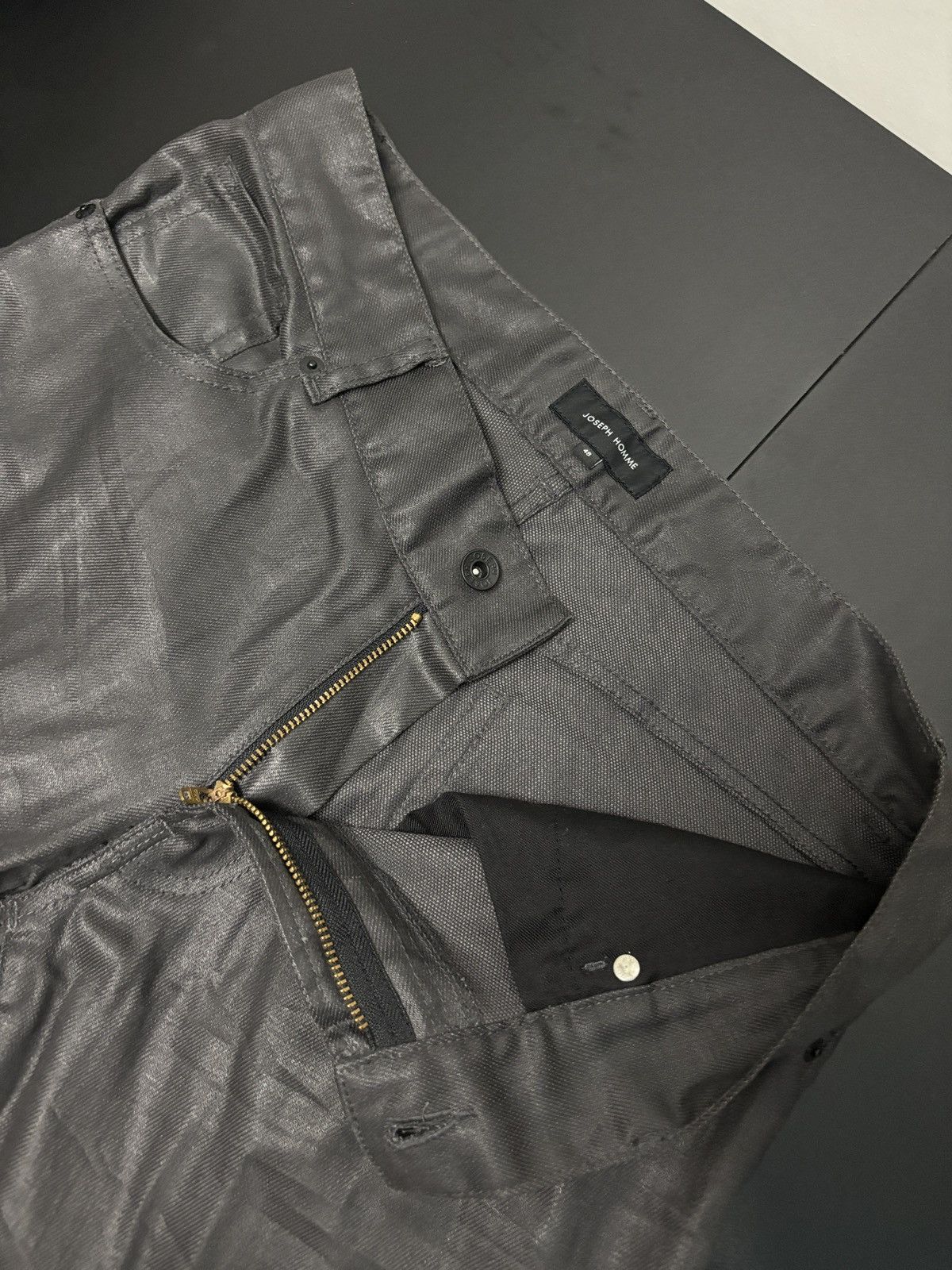JOSEPH HOMME Joseph Homme Waxed Coat Straight Cut Pants Size US 33 - 5 Thumbnail