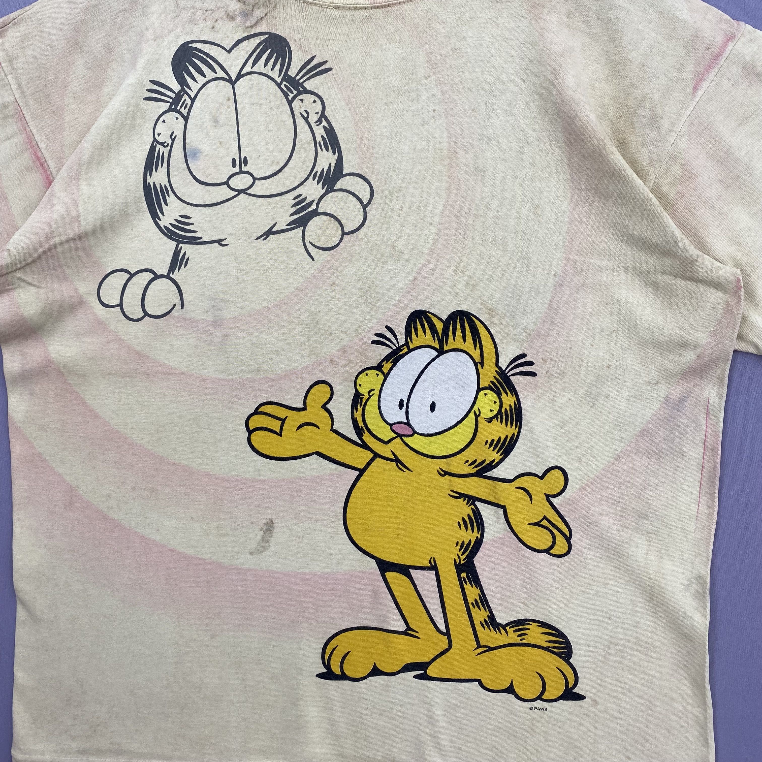 Cartoon Network Vintage 90s Garfield T-Shirt Cartoon Crewneck Tee GF10257 Size US S / EU 44-46 / 1 - 3 Thumbnail