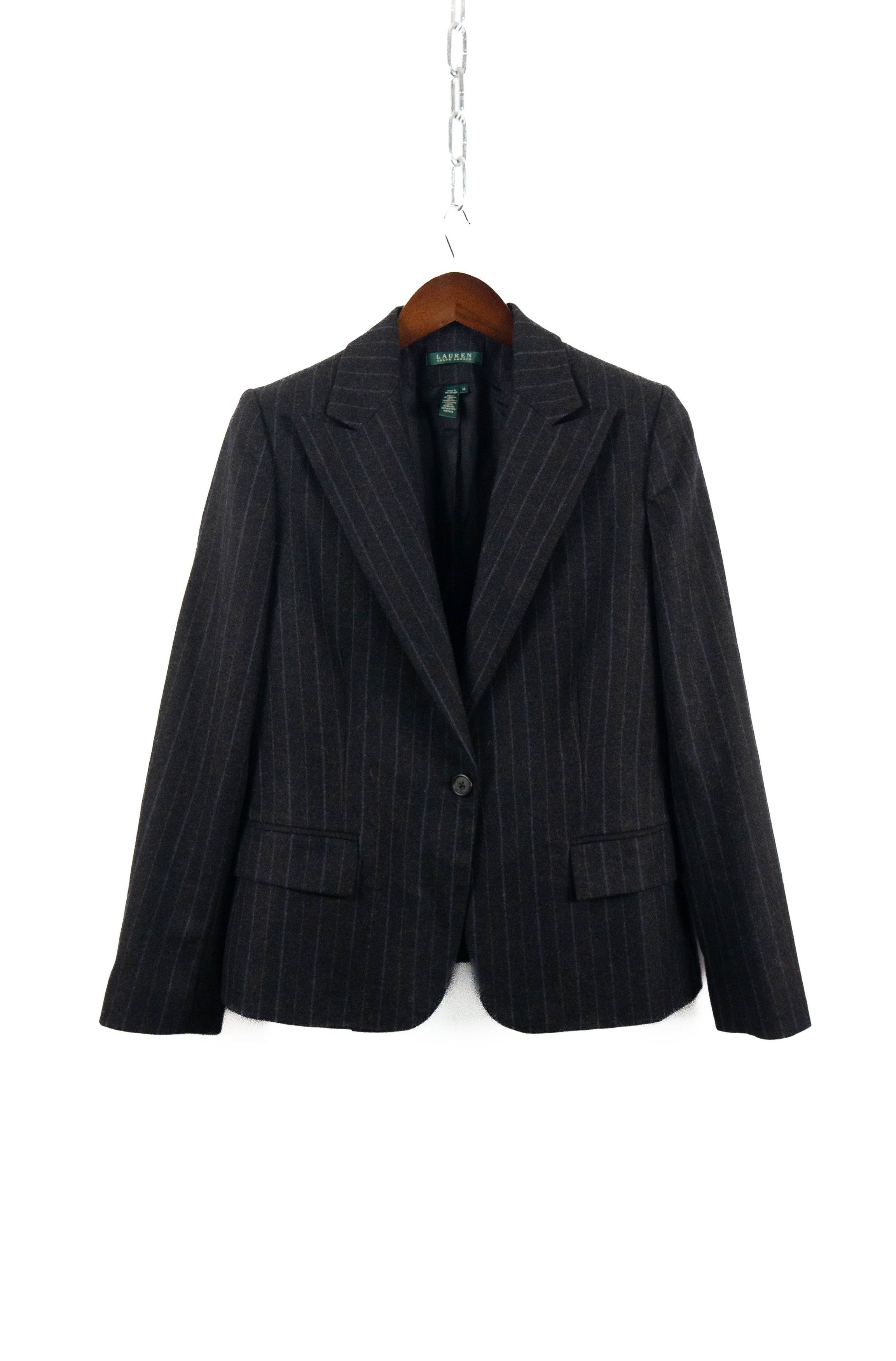 Ralph Lauren Ralph Lauren striped wool blazer – classic office style Size XS / US 0-2 / IT 36-38 - 1 Thumbnail