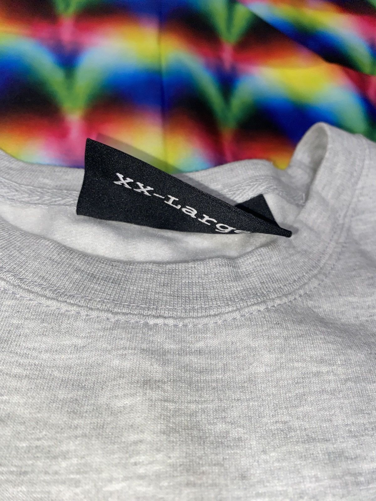 Fuck The Population FTP Collegiate Arch Logo Crewneck Grey Size US XXL / EU 58 / 5 - 3 Thumbnail