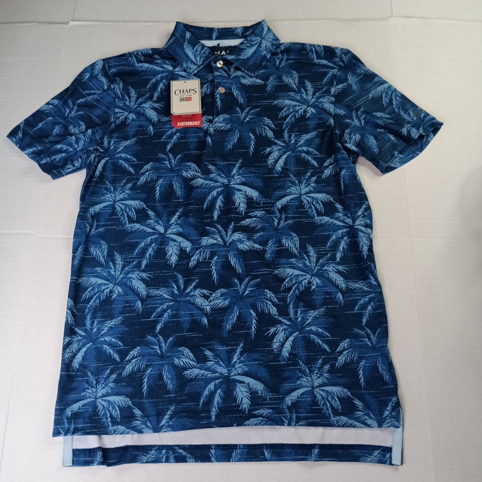 Chaps Chaps Everyday Performance Polo Shirt Men Size S Marina Blue Size US S / EU 44-46 / 1 - 1 Thumbnail
