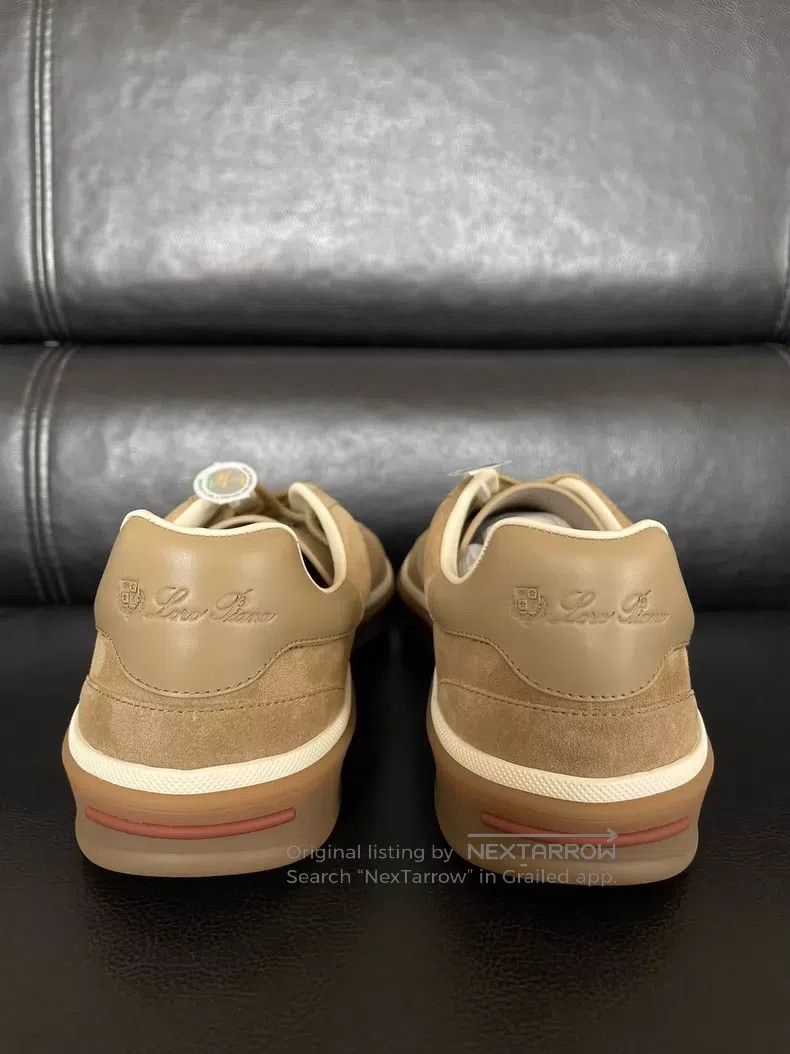 Loro Piana LORO PIANA Tennis Walk Round Toe Fashion Lacing Casual Low Size US 11 / EU 44 - 6 Thumbnail