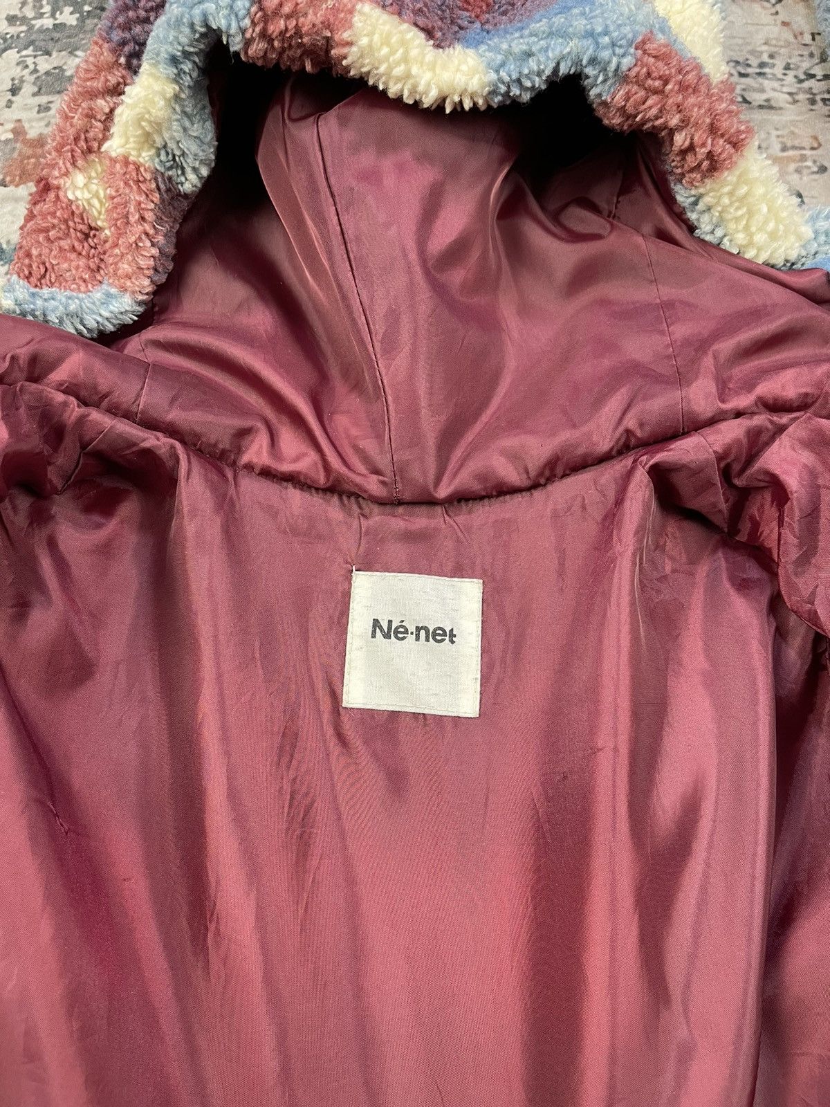 Ne-Net Issey Miyake Ne-Net Kitten Ear Plaid Zipper Hoodie Size XS / US 0-2 / IT 36-38 - 13 Thumbnail