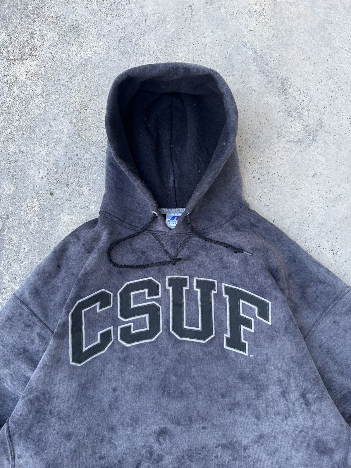 Russell Athletic Distressed Vintage Y2K Sun Faded CSUF Russell Hoodie Size US XL / EU 56 / 4 - 2 Thumbnail
