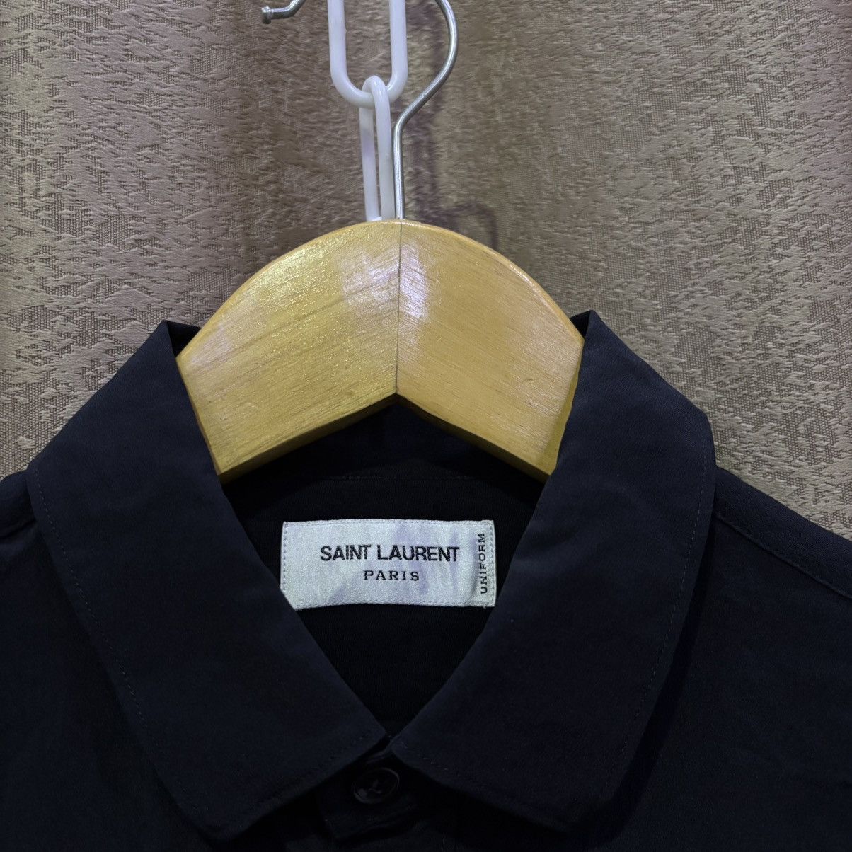 Saint Laurent Paris Saint Laurent Uniform Silk Shirt Size S / US 4 / IT 40 - 2 Thumbnail