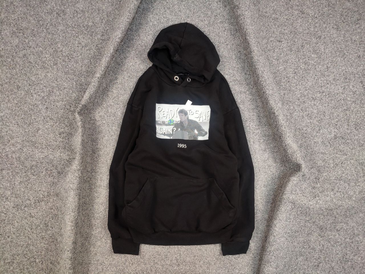Japanese Brand Throwback Design Black Graphic Logo Hoodie Size US L / EU 52-54 / 3 - 1 Thumbnail