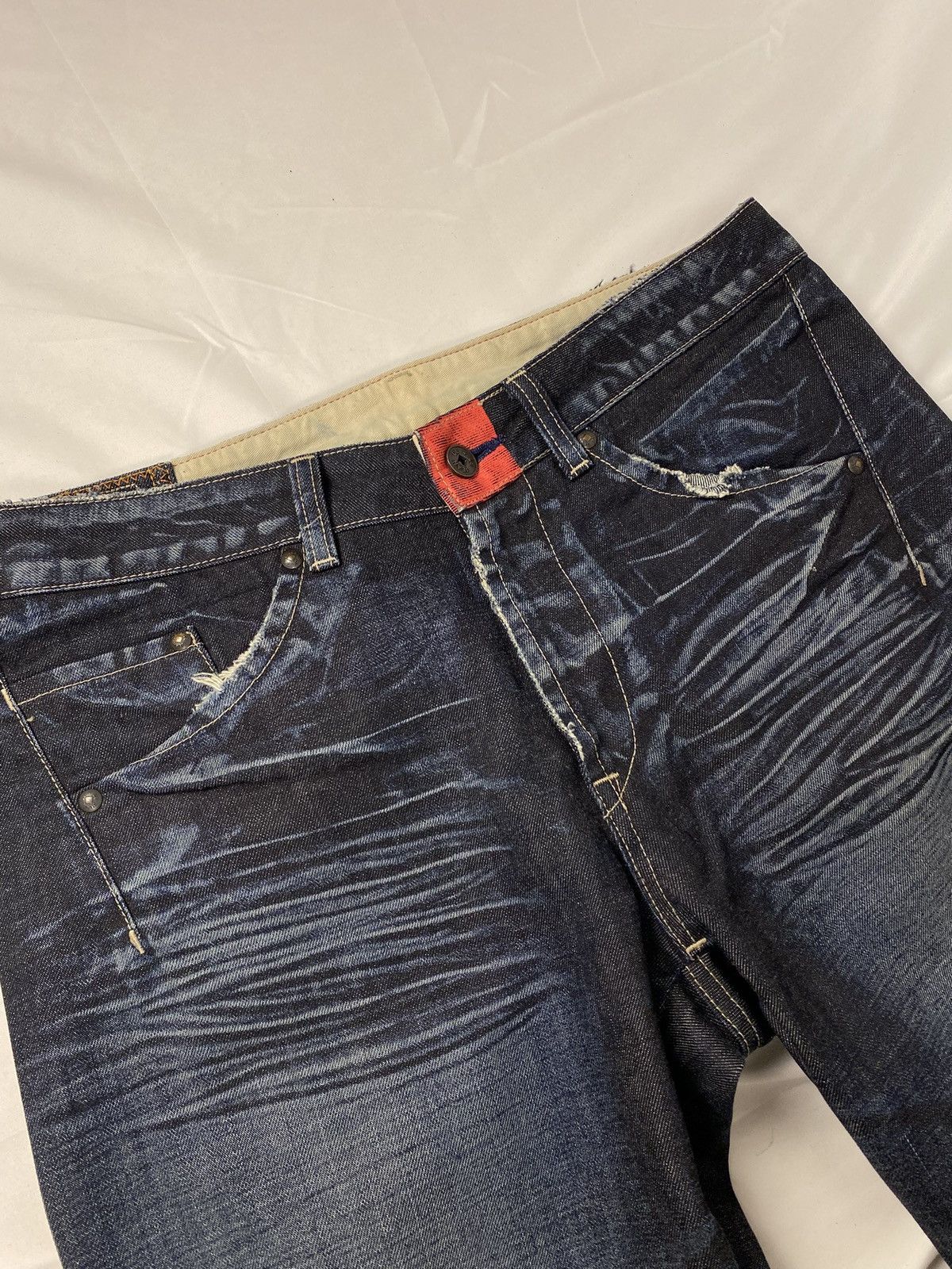 Marithe + Francois Girbaud ✨ Archive Marithe Francois Girbaud Jeans Denim Punk Style Size US 34 / EU 50 - 18 Thumbnail