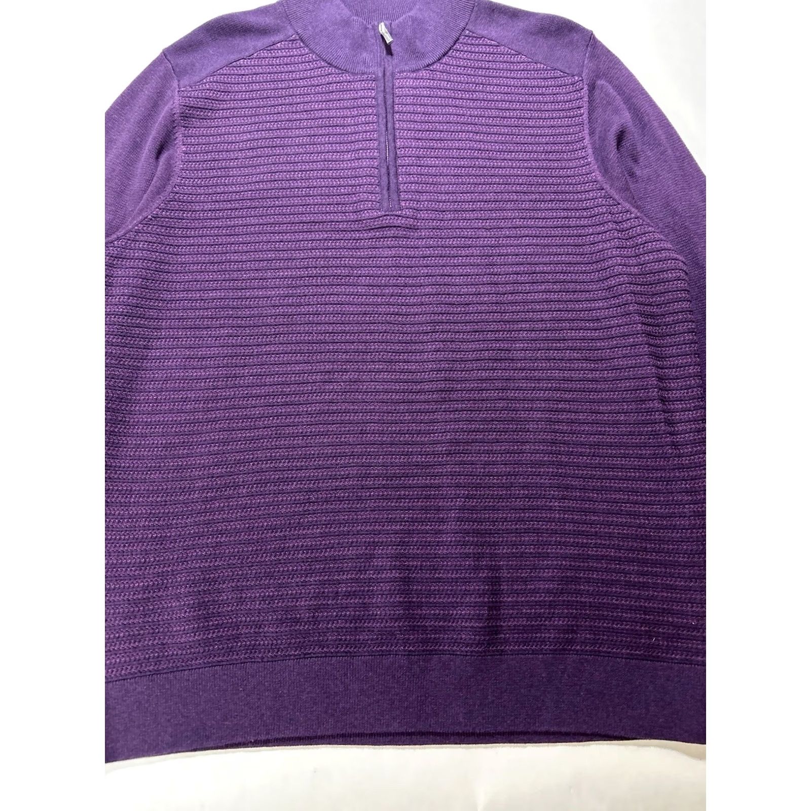 Tommy Bahama Tommy Bahama Pullover 1/4 Zip Long Sleeve Purple XL Men Size US XL / EU 56 / 4 - 5 Thumbnail