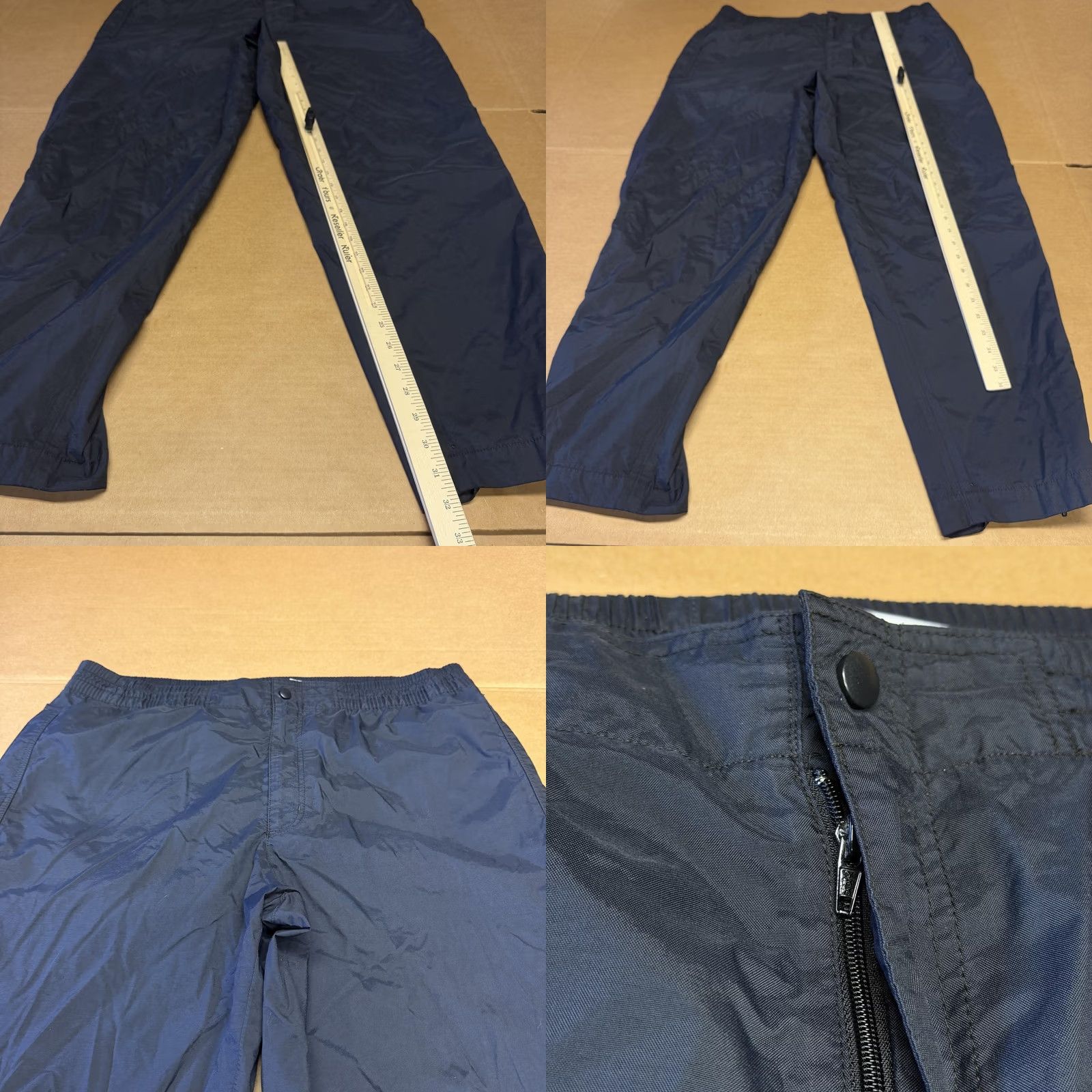 Nike Nike Storm-FIT Golf Pants Mens L Gray Waterproof Elastic Waist Zip Cuff Windproof Rain Pants Mens Clothing Size US 33 - 8 Thumbnail