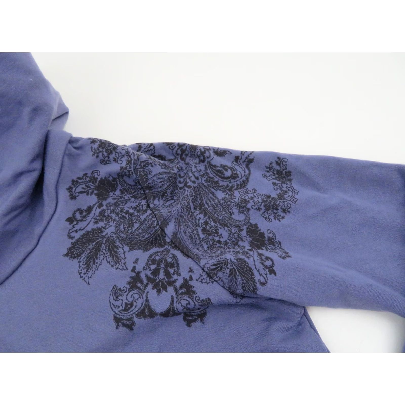 Vintage VINTAGE REI Purple Pullover Sweatshirt Medium Mock Neck Yoga Running Tencel Floral Pattern Long Sleeve Womens Size M / US 6-8 / IT 42-44 - 3 Thumbnail