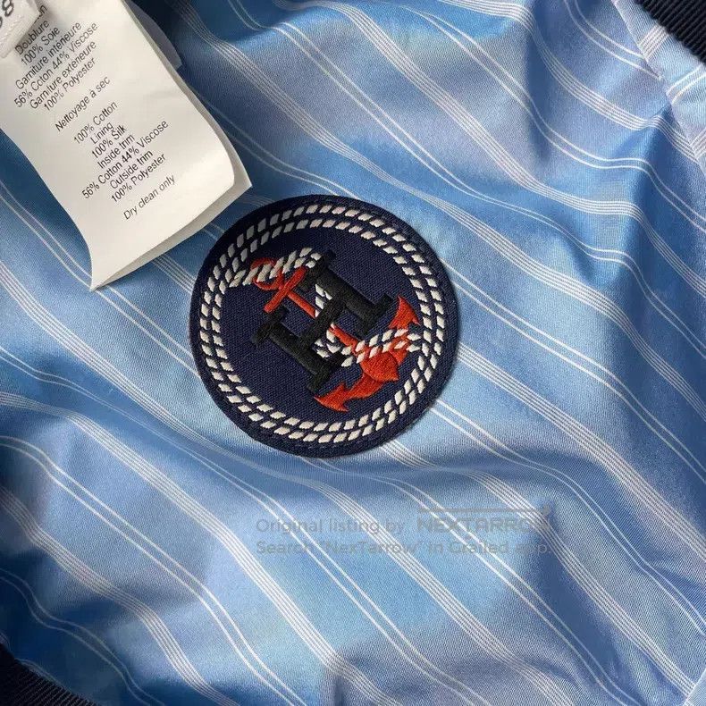Hermes Hermes size 58 Denim Blue Newsboy Cap Size ONE SIZE - 4 Thumbnail