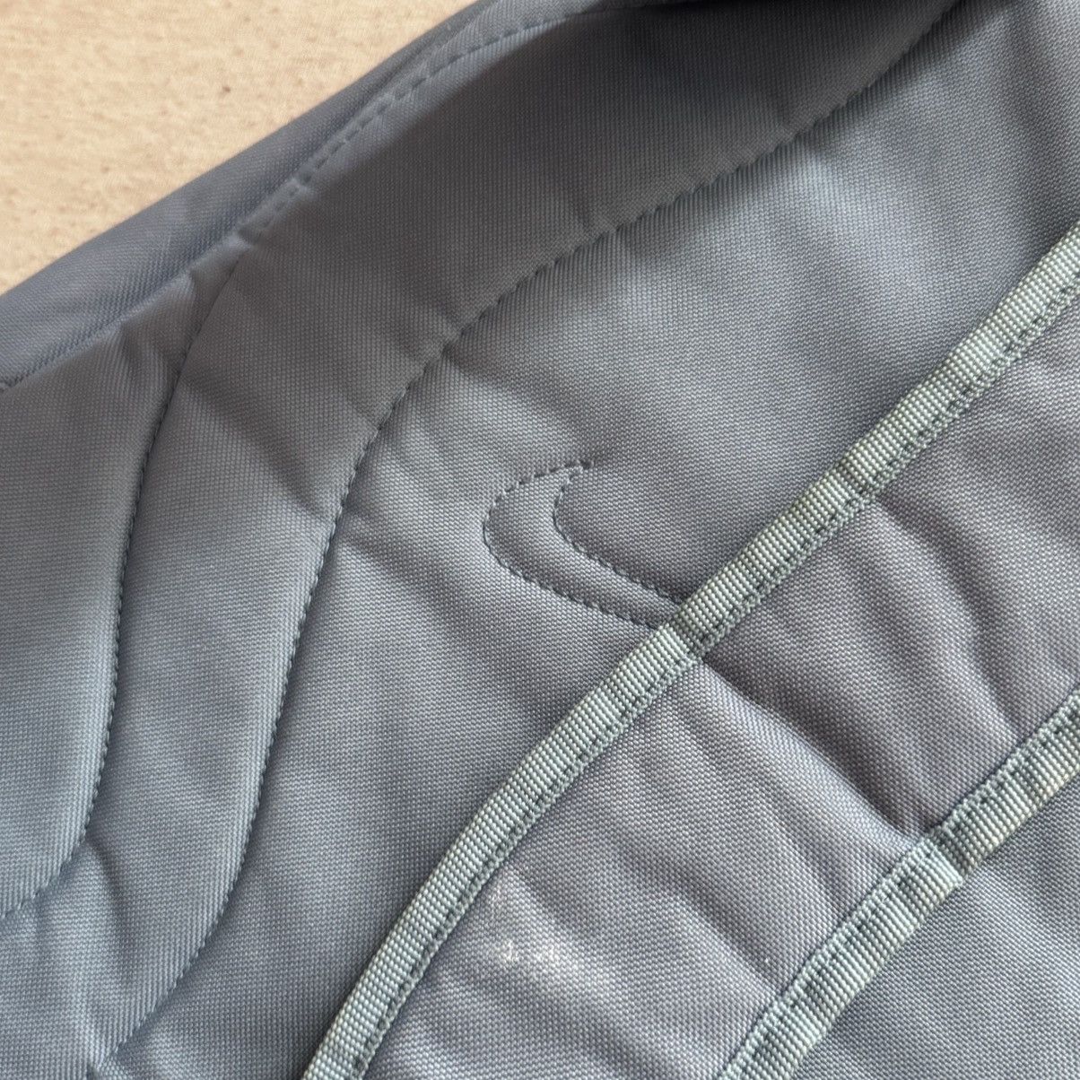 Nike × Vintage Vintage Nike Y2K Blue Backpack Beige 00s Center Logo Swoosh Size ONE SIZE - 8 Thumbnail