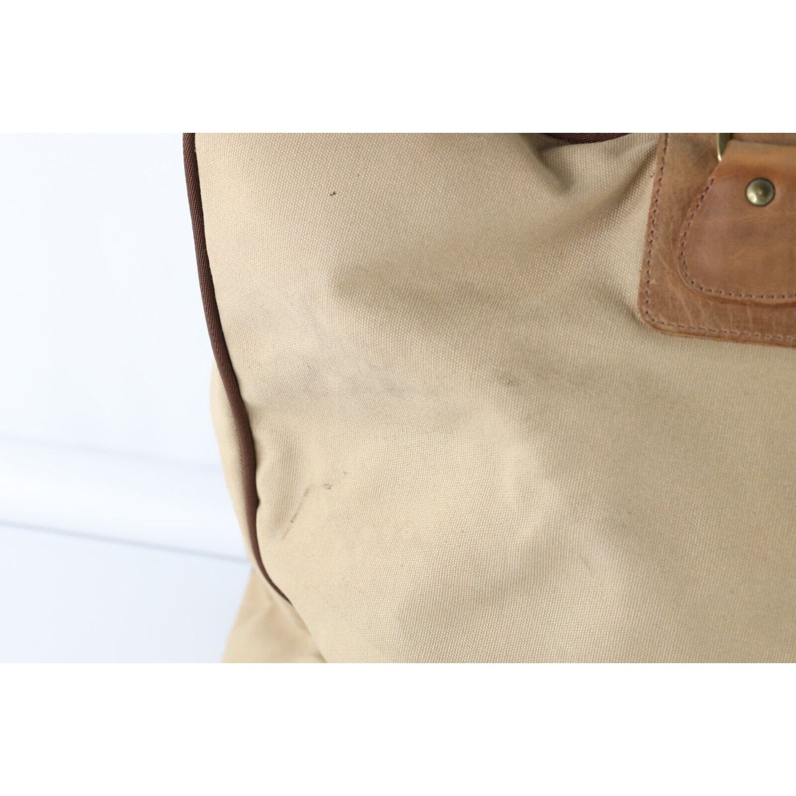 Orvis Deadstock Vintage Orvis Gokey Canvas Leather Duffel Bag Size ONE SIZE - 9 Thumbnail