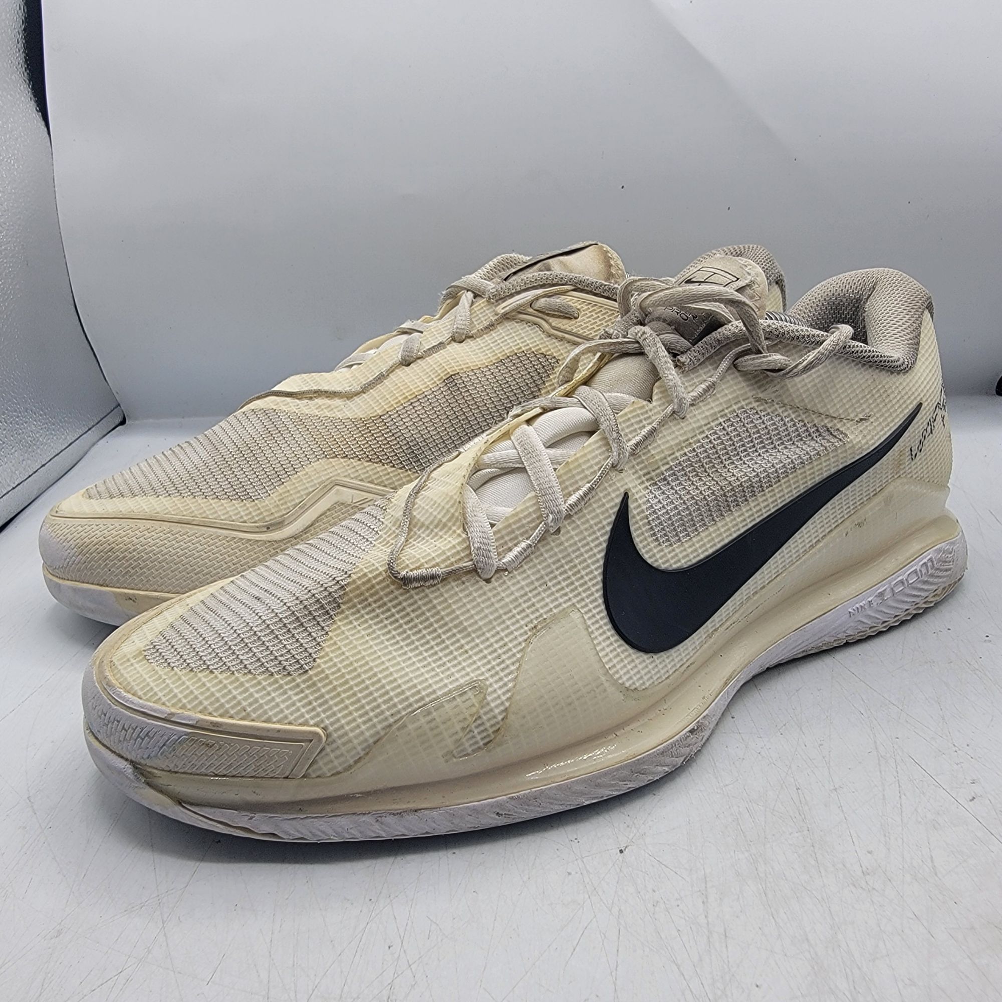 Nike Nike Zoom Vapor Pro Mens 11.5 White Sneaker Shoes Casual Gym Size US 11.5 / EU 44-45 - 4 Thumbnail