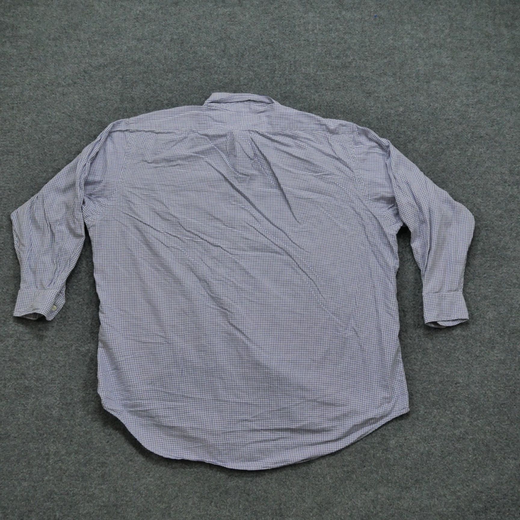 Polo Ralph Lauren VINTAGE Polo Ralph Lauren Shirt Mens 17 32 33 Purple Plaid Button Up Yarmouth Size US XL / EU 56 / 4 - 5 Thumbnail