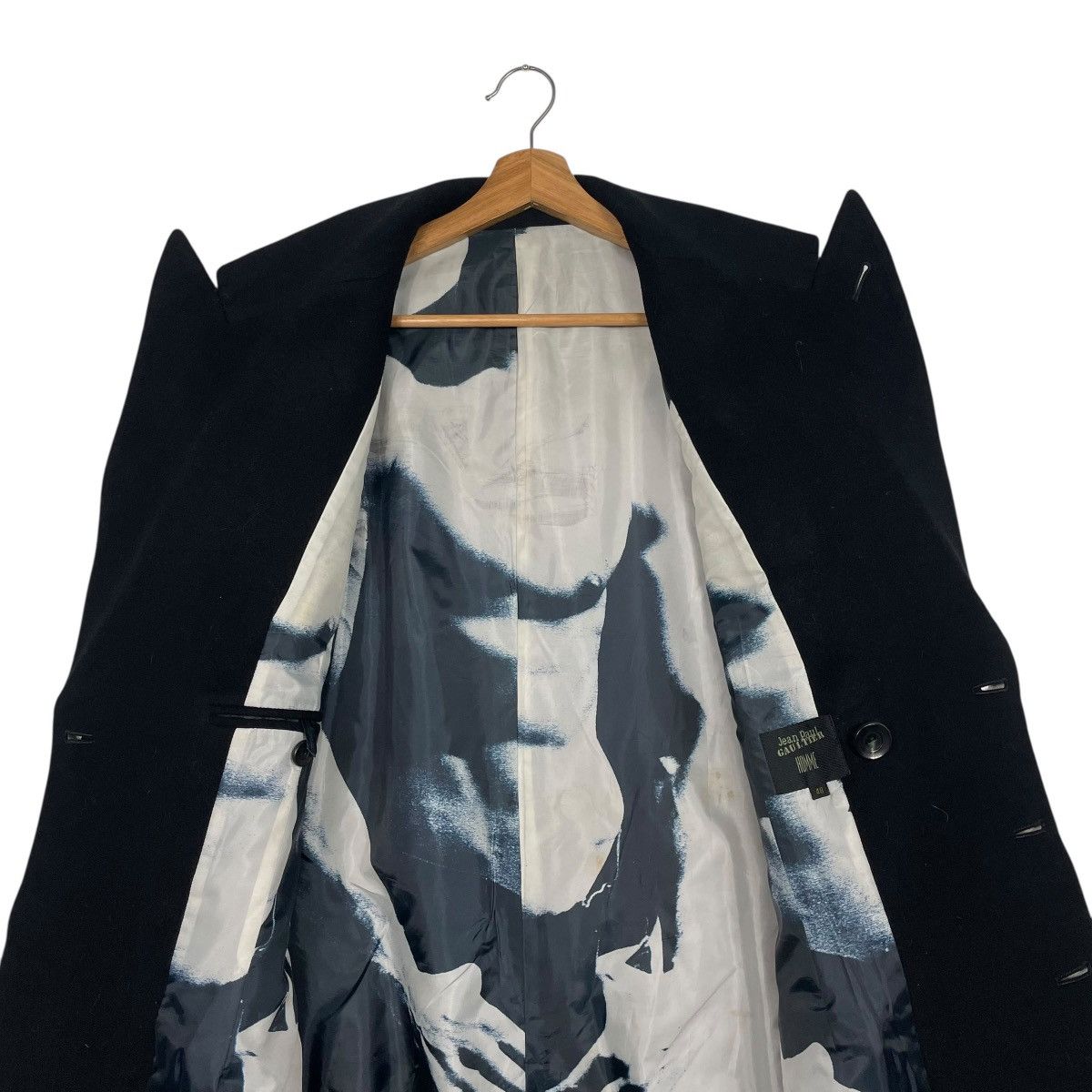 Jean Paul Gaultier Jean Paul Gaultier Homme Double Breasted Wool Overcoat Size US M / EU 48-50 / 2 - 13 Thumbnail
