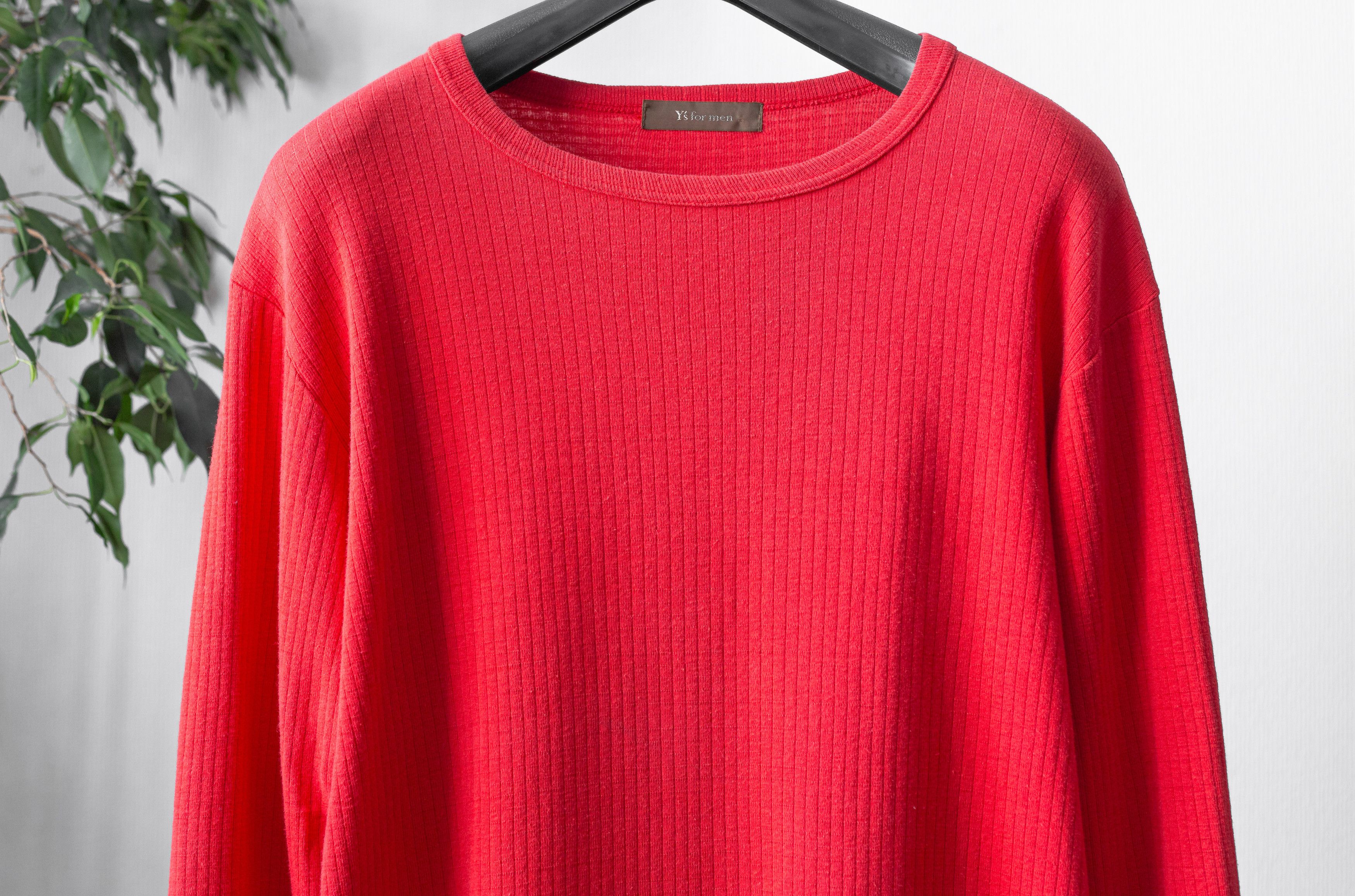 Yohji Yamamoto 1997AW cotton rib longsleeve Size US M / EU 48-50 / 2 - 3 Thumbnail