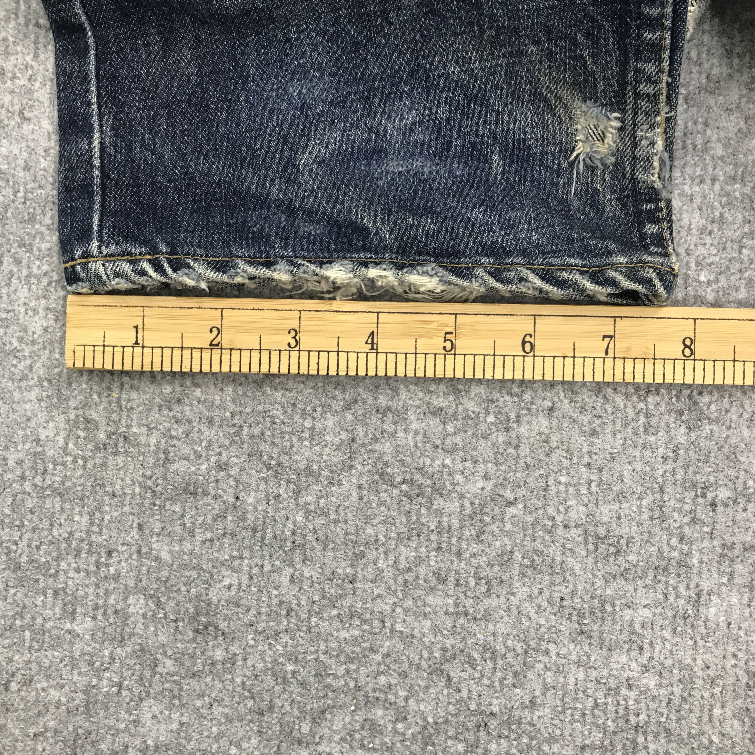 Helmut Lang × Vintage RARE🔥Helmut lang distressed denim pants Size US 30 / EU 46 - 11 Thumbnail