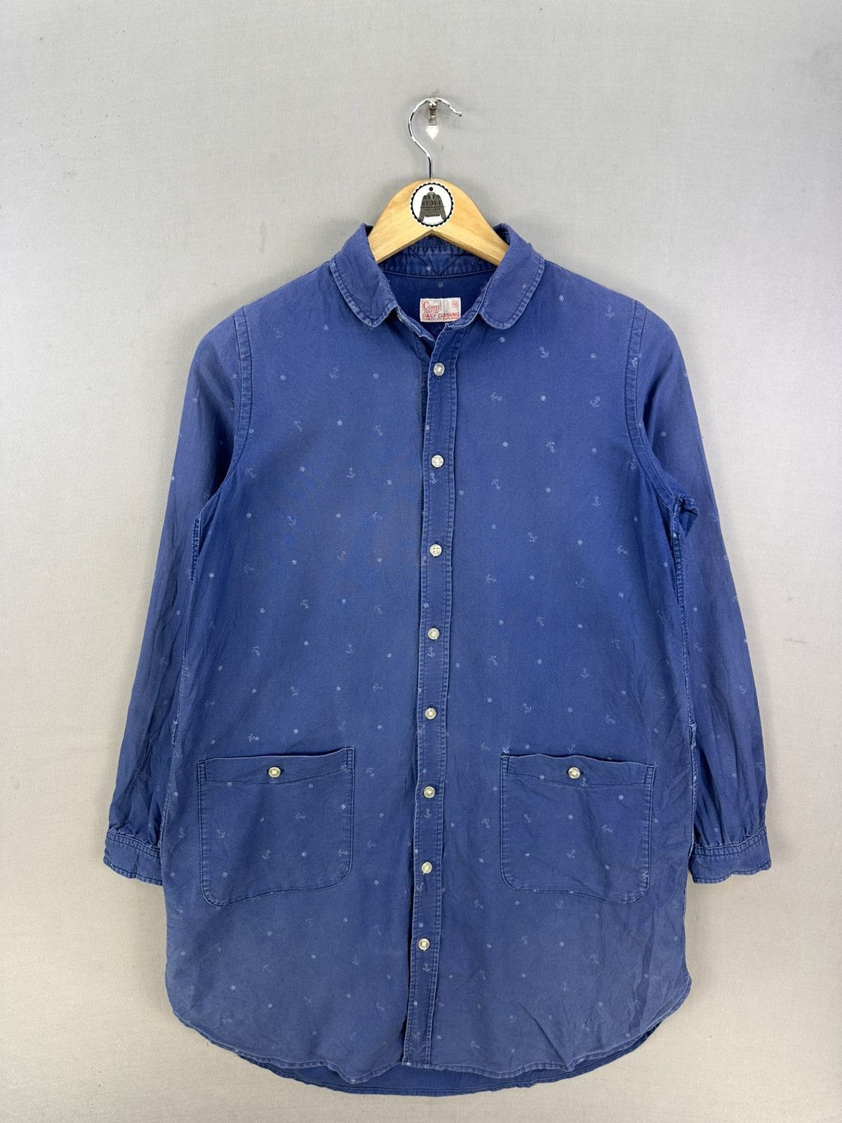 Japanese Brand Coen Tokyo Japan Long Flannel Shirt Size M / US 6-8 / IT 42-44 - 1 Thumbnail