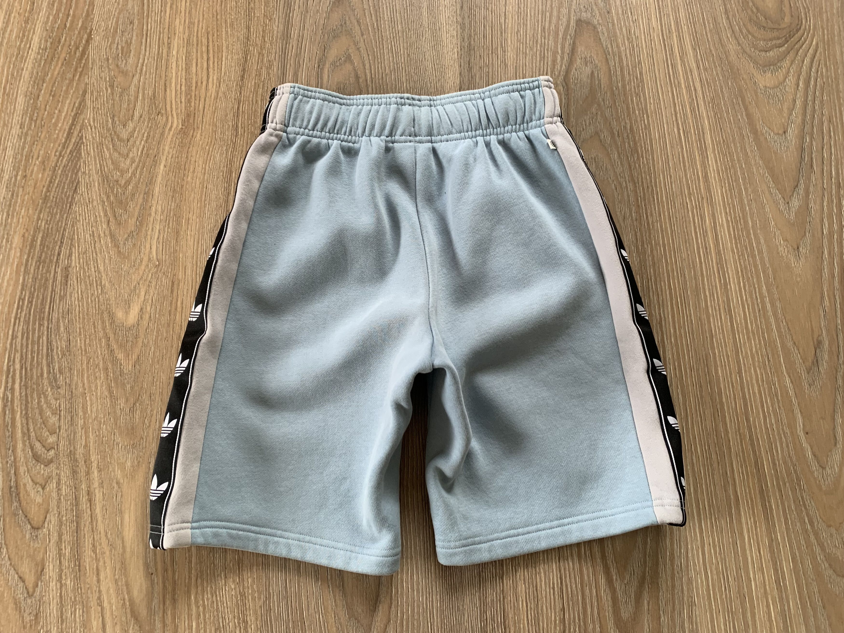 Adidas Adidas Lampas Multilogo Cotton Light Blue Shorts Size US 26 / EU 42 - 3 Thumbnail