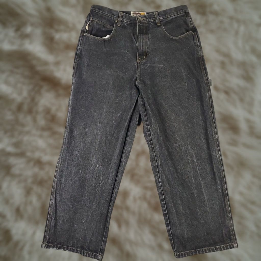 Southpole VINTAGE Southpole Mens Jeans Size 38x30 Gray Baggy Carpenter Wide Leg Denim Retro Y2K Size US 38 / EU 54 - 1 Thumbnail