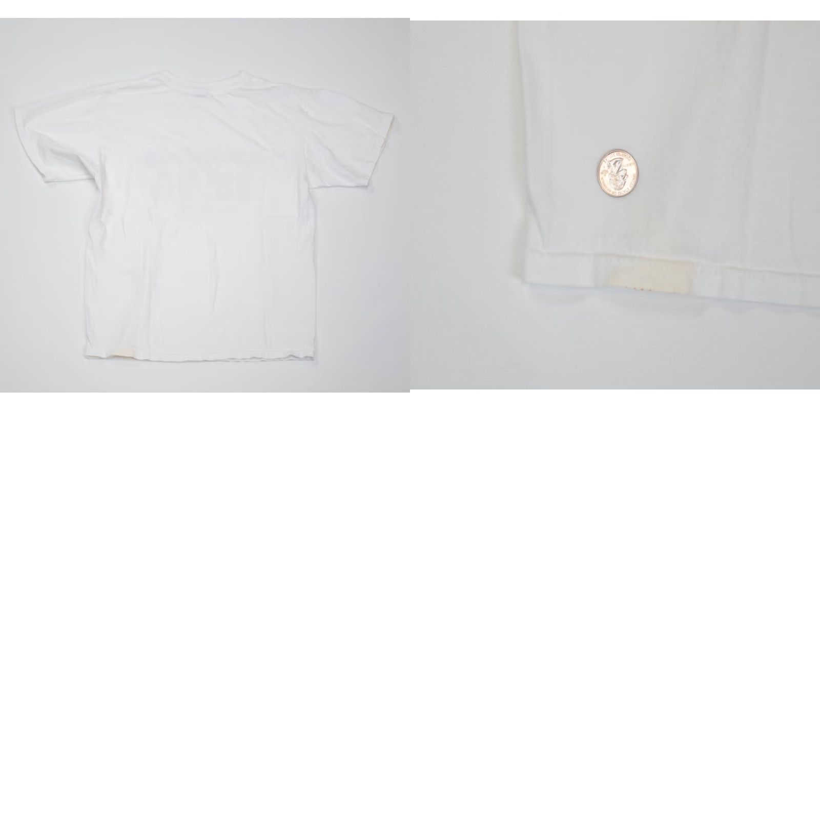 Anvil VINTAGE Anvil T-Shirt Men Size M White Crew Neck Short Sleeve Graphic Print 2000s USA Retro Distressed 20x25 Size US M / EU 48-50 / 2 - 9 Thumbnail