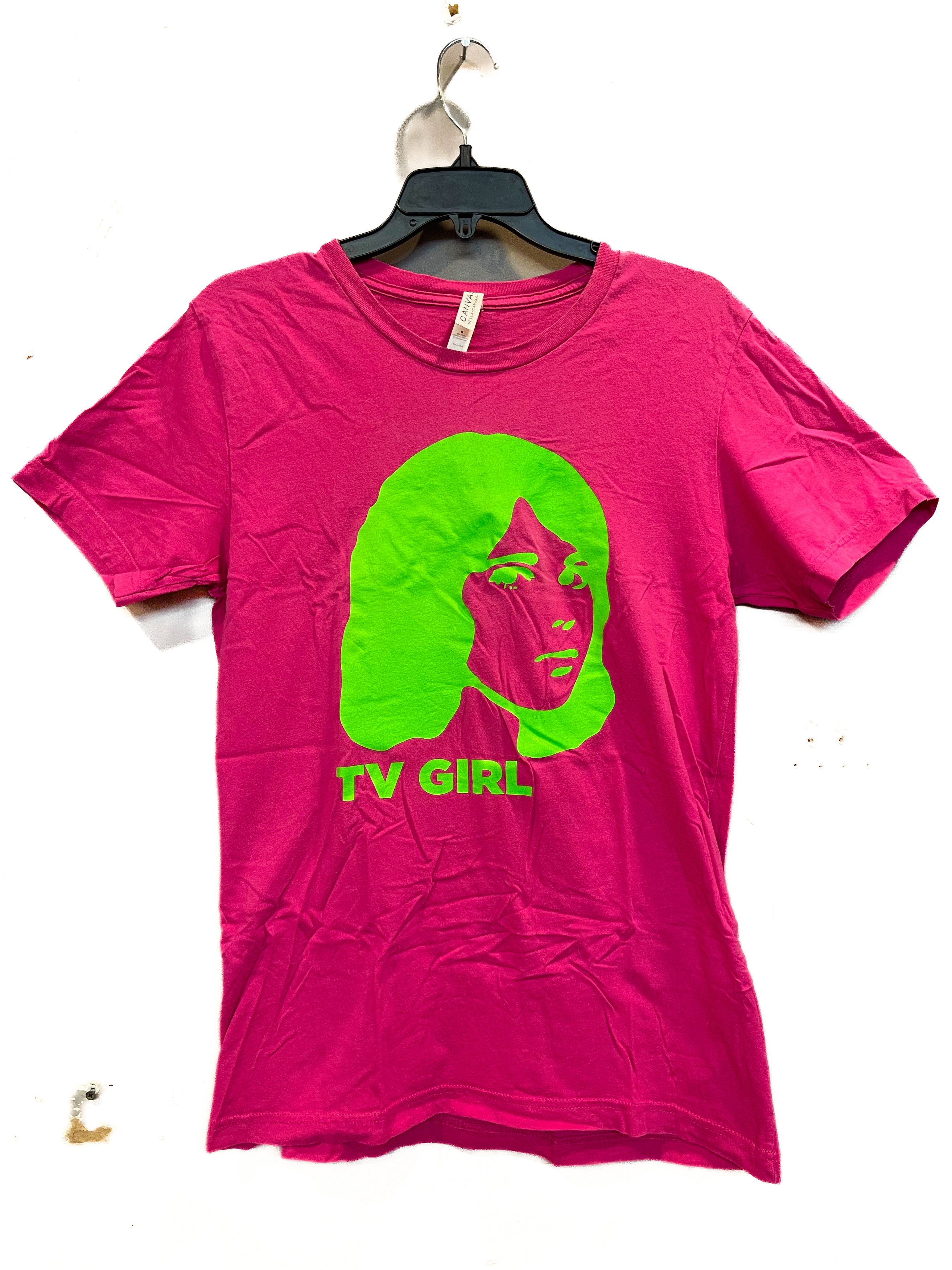 Other TV Girl Neon Pink & Green Vynil Logo Band Tee Size US M / EU 48-50 / 2 - 1 Thumbnail