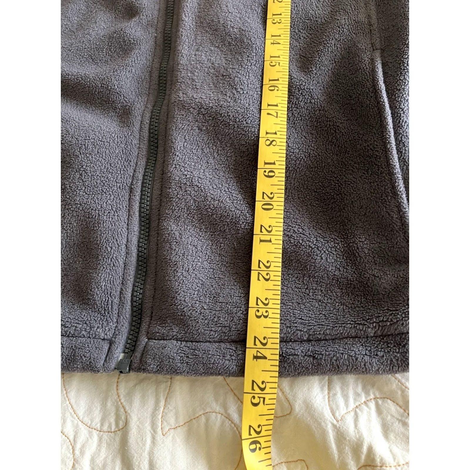 Vintage Columbia Jacket Womens XL Gray Full Zip Pockets Interchange Fleece Mid-Length Outdoor Casual Size XL / US 12-14 / IT 48-50 - 5 Thumbnail