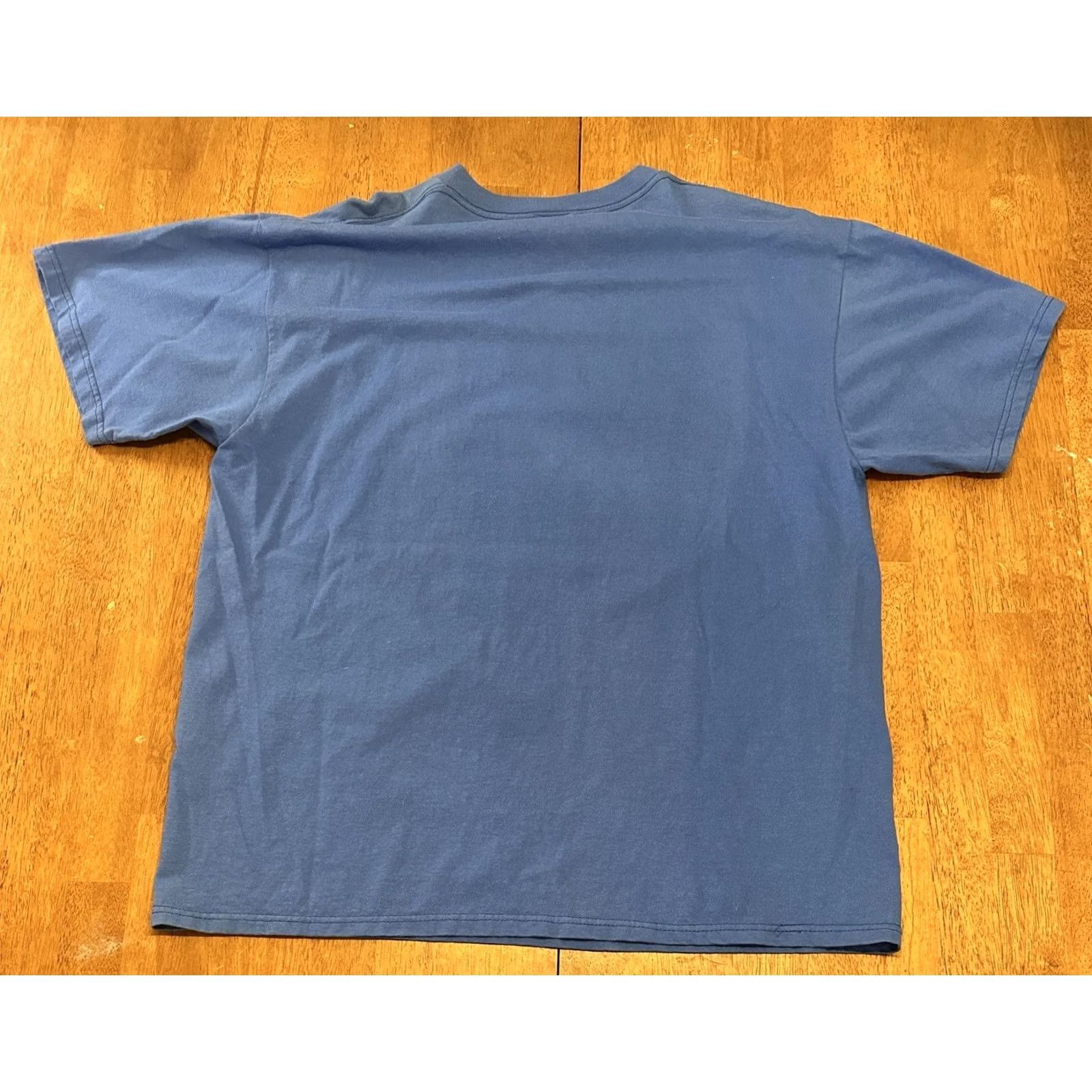 Delta VINTAGE Warrior Basketball T Shirt XL Cartoon Dad Weekend Delta Blue Mens 80s 90s Size US XL / EU 56 / 4 - 4 Thumbnail
