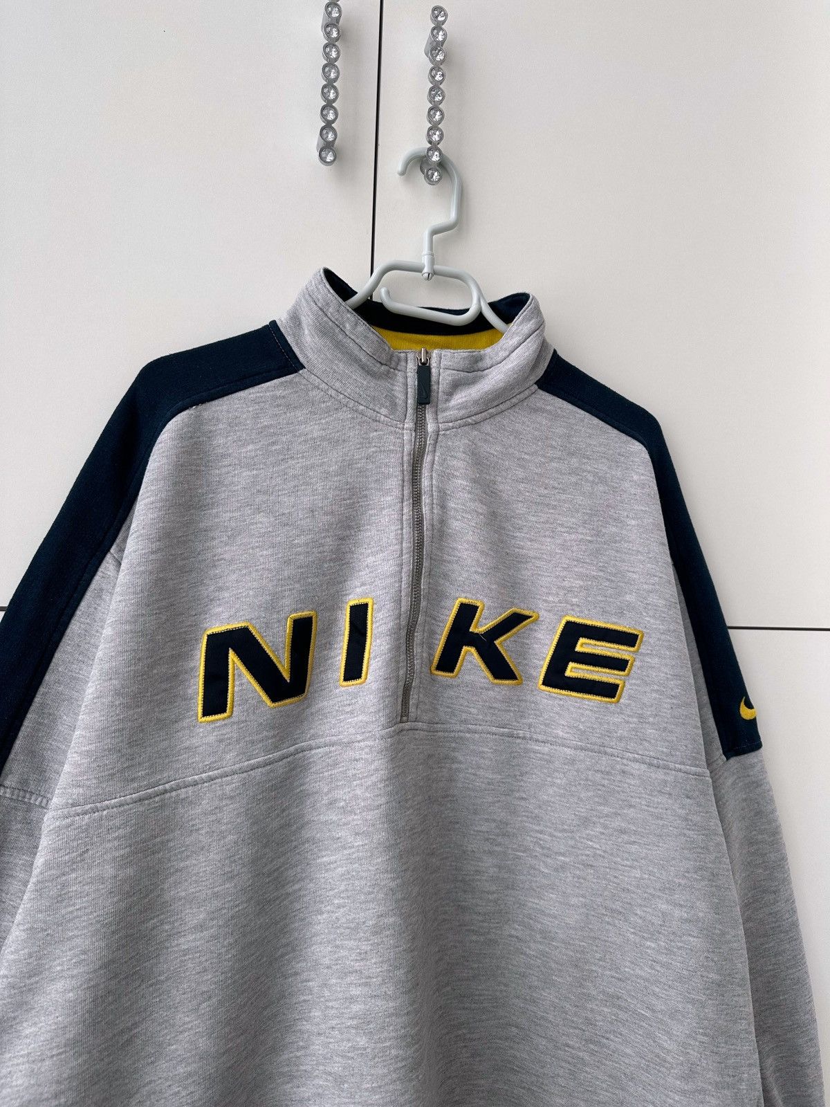 Nike Vintage 90’s Nike Y2k 1/2 Zip Sweatshirt Streetwear Size US M / EU 48-50 / 2 - 4 Thumbnail
