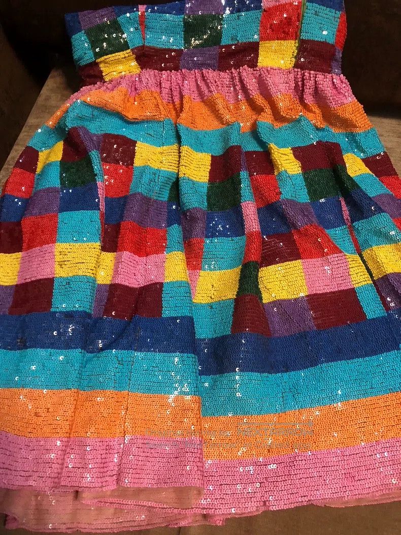 Valentino Valentino Rainbow sequin dress Size M / US 6-8 / IT 42-44 - 5 Thumbnail