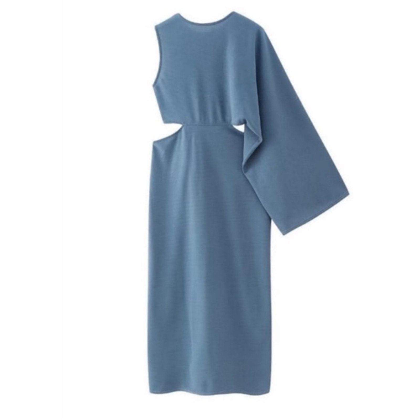 Zara ZARA Bloggers Fav One Shoulder Long Out Maxi Dress Size M / US 6-8 / IT 42-44 - 4 Thumbnail
