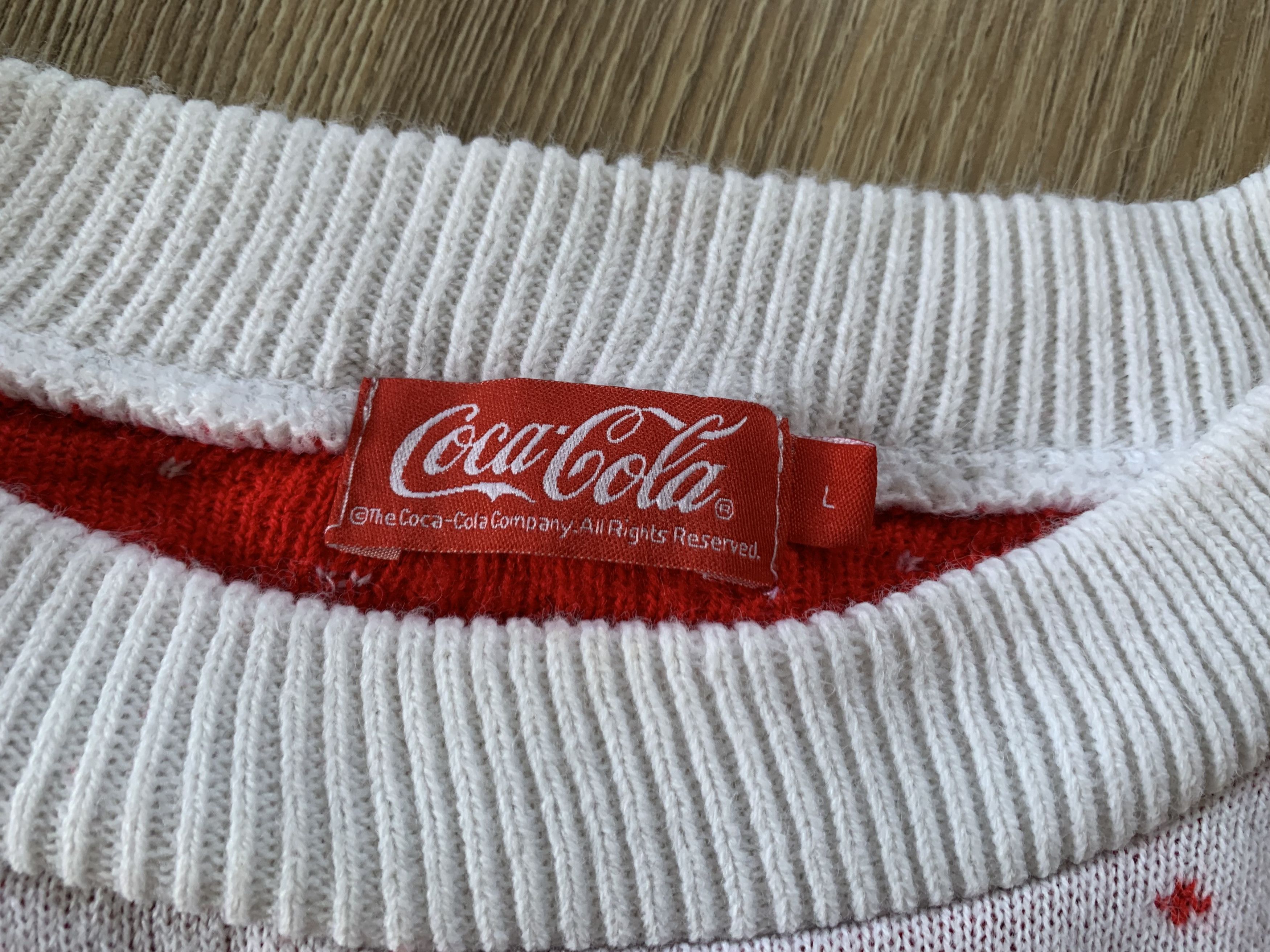 Coca Cola × Vintage Coca Cola Vintage Winter Sweater Size US L / EU 52-54 / 3 - 6 Thumbnail