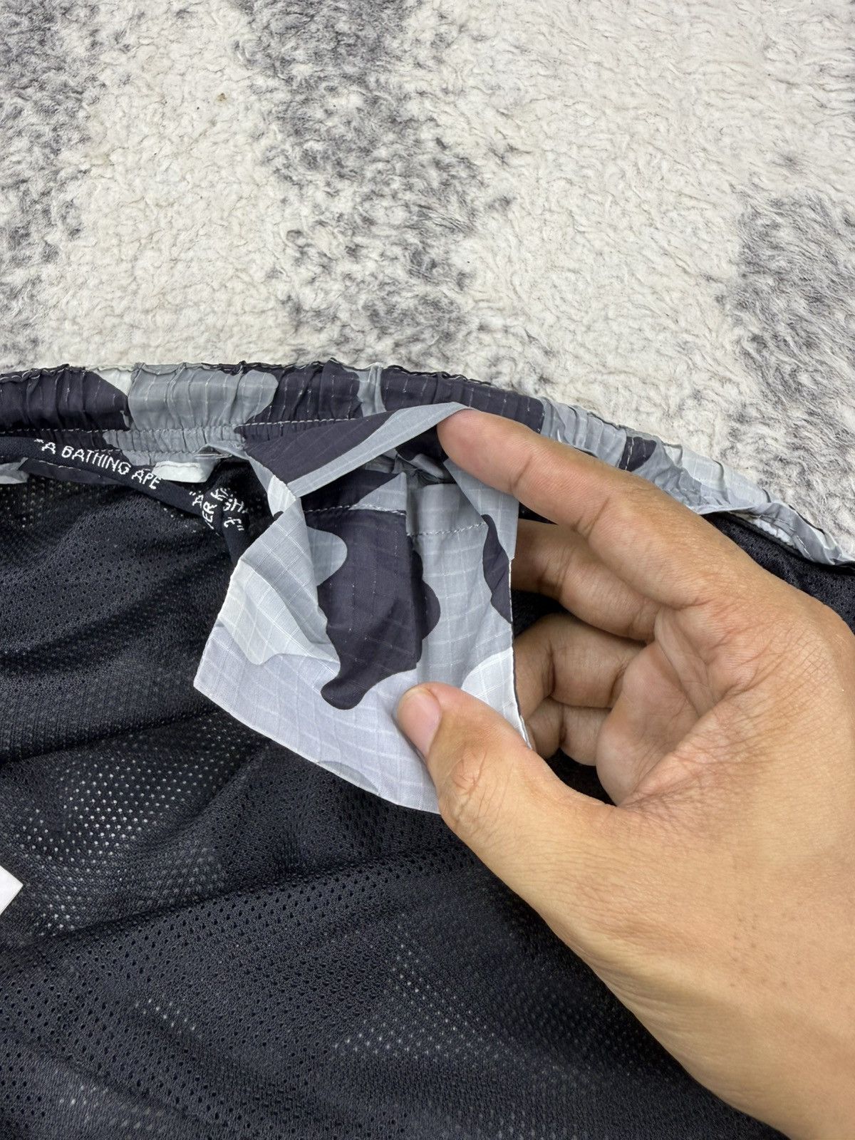 Bape × Vintage 1st Camo Beach Shorts Size US 31 - 18 Thumbnail