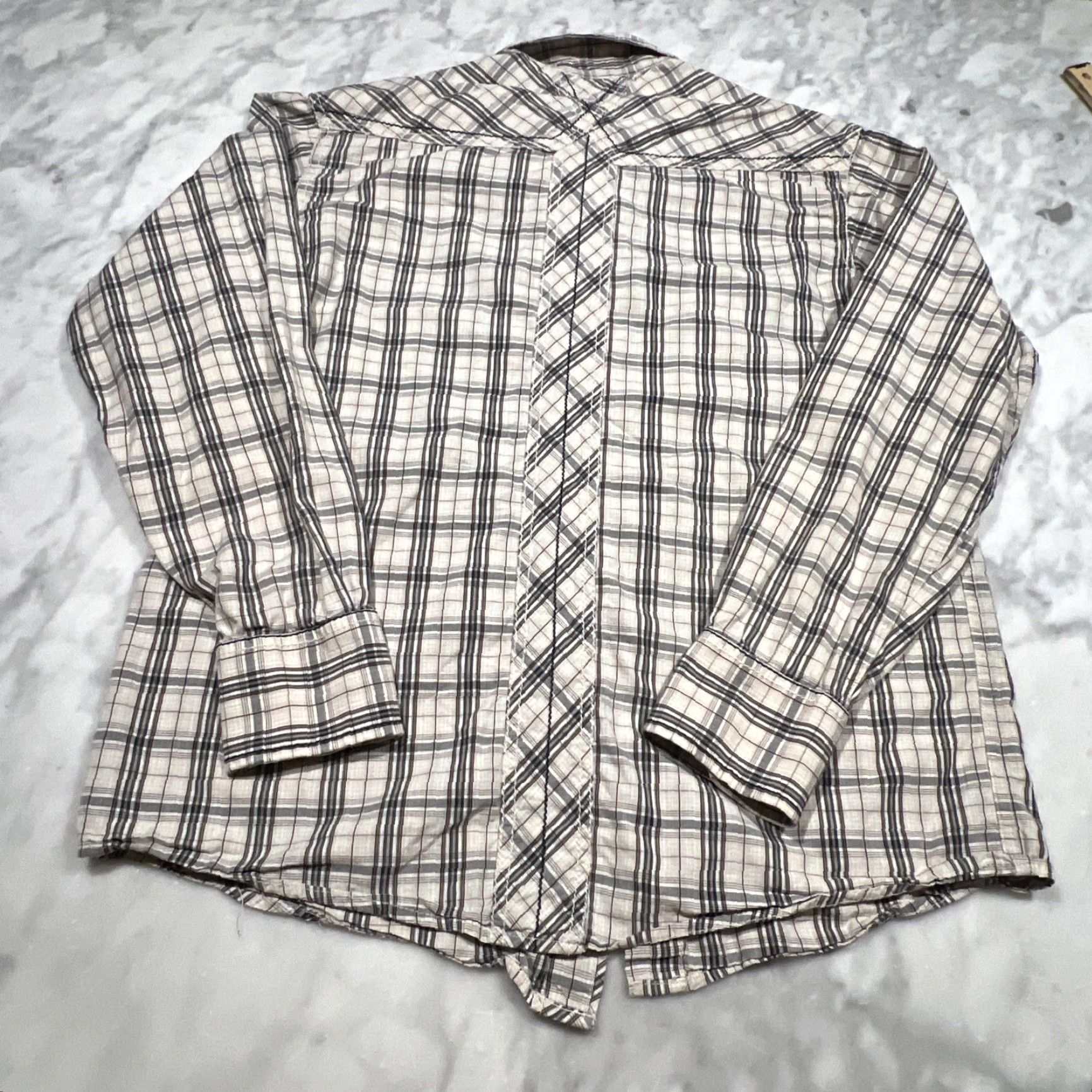 Ariat Ariat Retro Fit Shirt Mens Long Sleeve Pearl Snap Western Cowboy Rancher Plaid Multicolor Cotton Button-Up Yellowstone Regular Fit M Size US M / EU 48-50 / 2 - 5 Thumbnail
