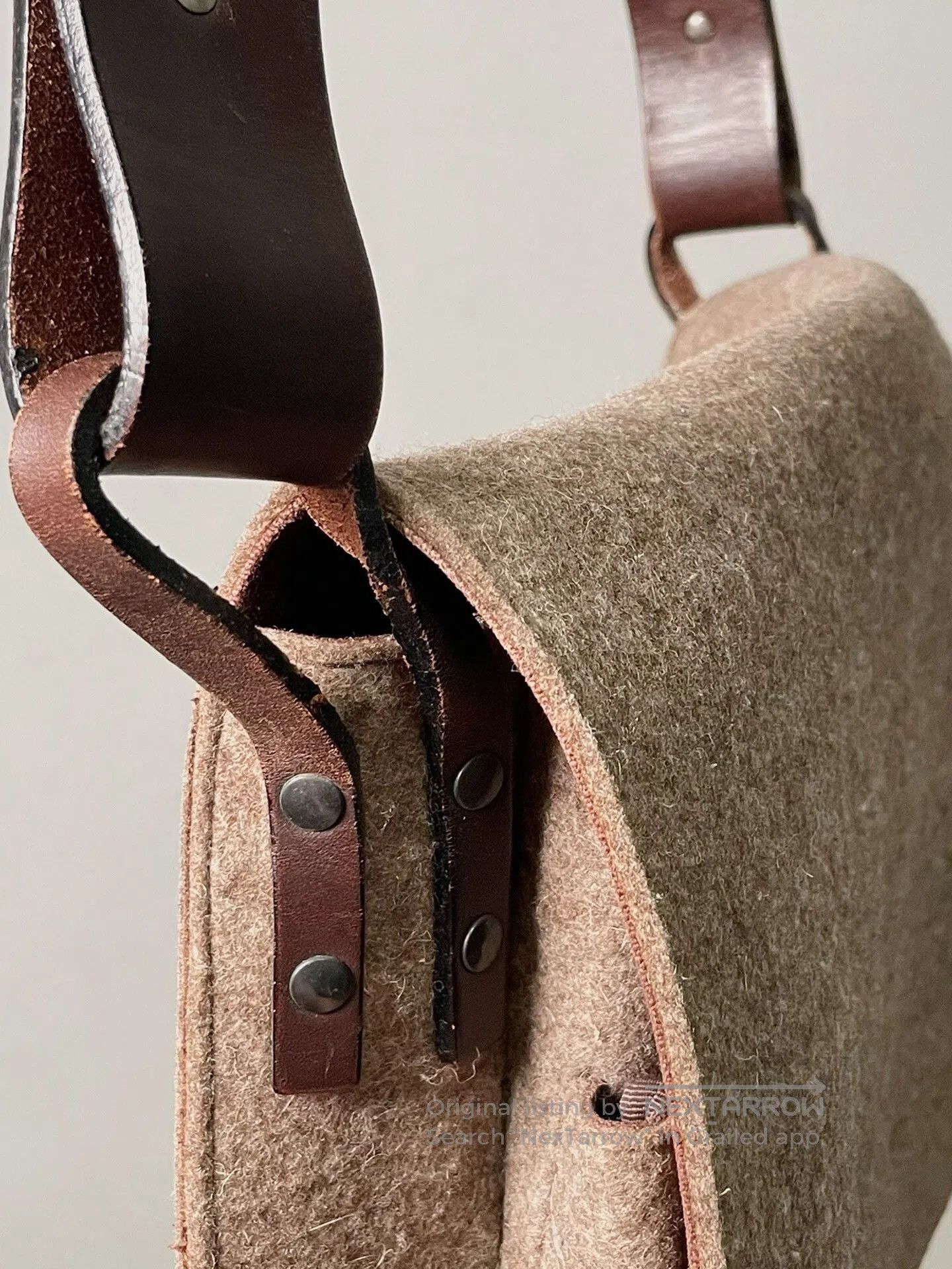 Dries Van Noten drapes van noten wool shoulder bag. Size ONE SIZE - 4 Thumbnail