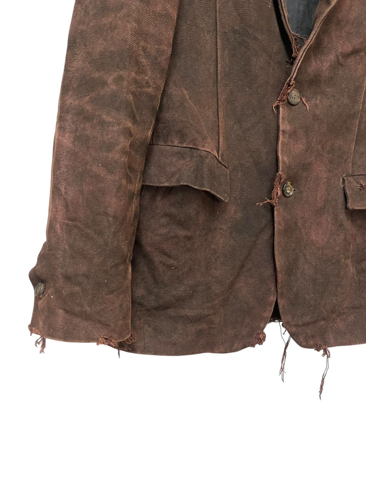 RIPVANWINKLE RIP VAN WINKLE DESTRESS DENIM JACKET Size US S / EU 44-46 / 1 - 6 Thumbnail