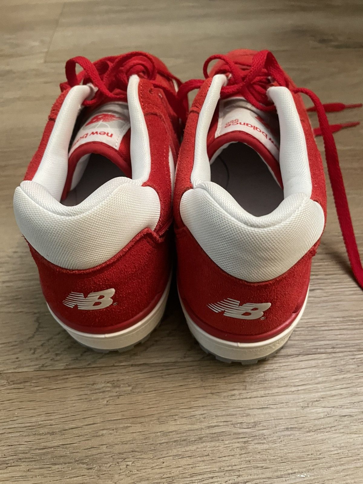 New Balance New balance 550 team red suede Size US 10 / EU 43 - 4 Thumbnail