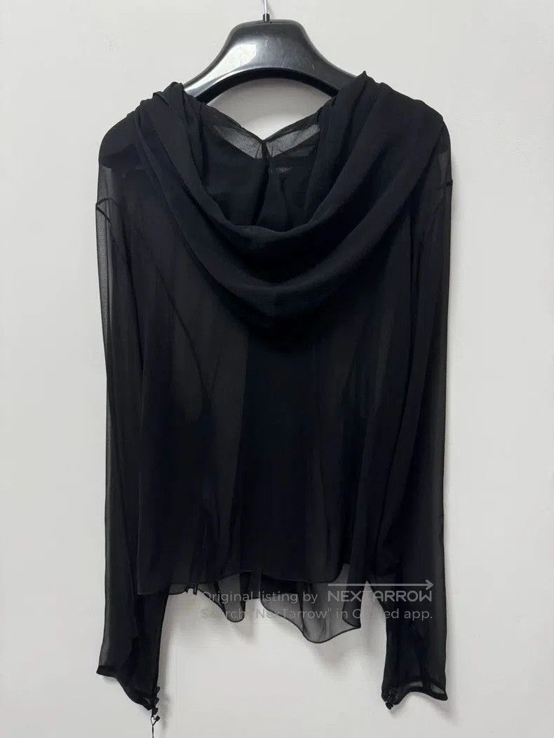Saint Laurent Paris Saint Laurent Black Silk Bow Shirt. Size US M / EU 48-50 / 2 - 2 Thumbnail