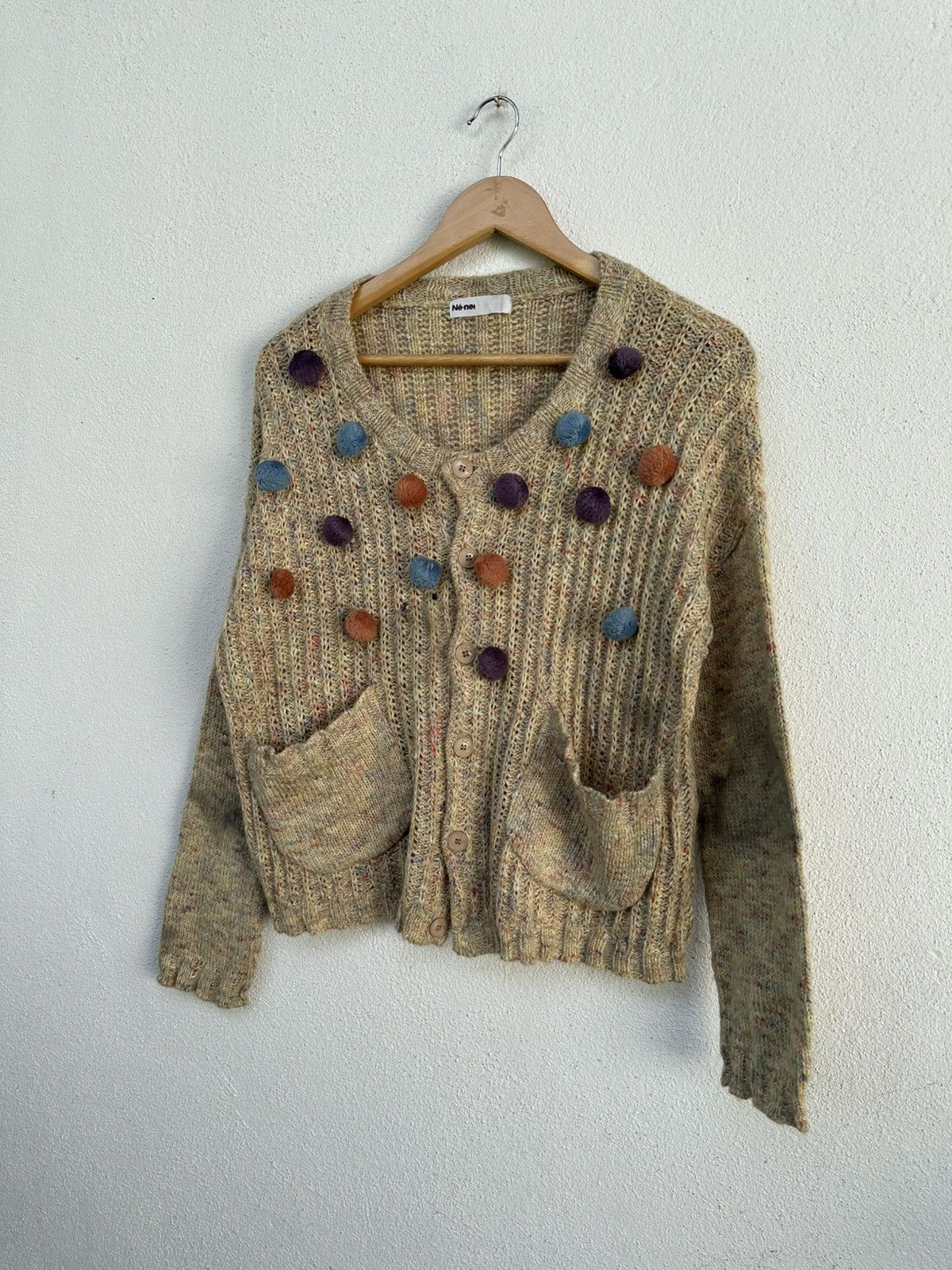 Issey Miyake × Japanese Brand × Ne-Net Ne-net Buttons Cardigan Size L / US 10 / IT 46 - 2 Thumbnail