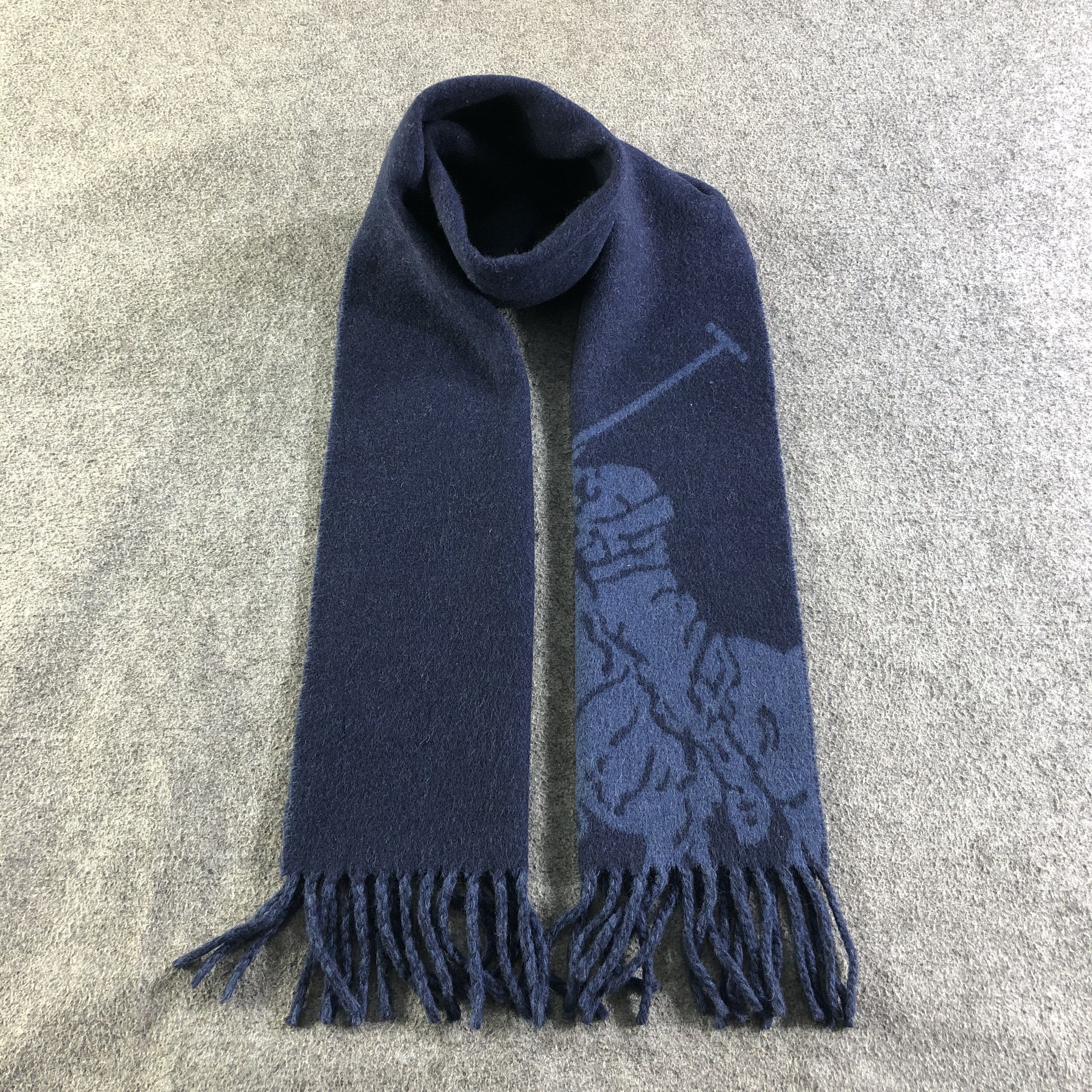 Polo Ralph Lauren Polo Ralph Lauren Big Logo Wool Scarf Muffler V2021 Size ONE SIZE - 1 Thumbnail