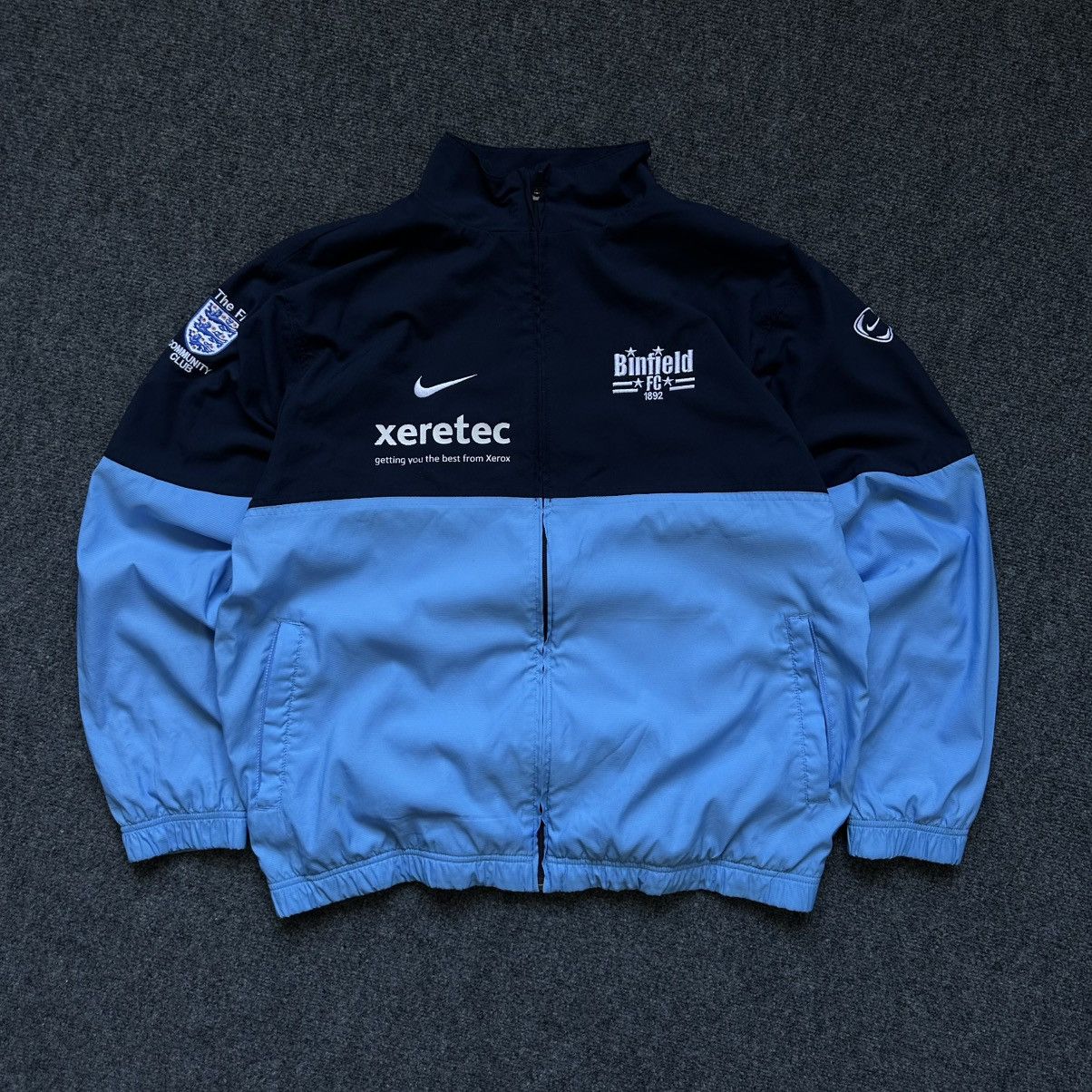 Issey Miyake VTG Nike Windbreaker Benfield Fc Zip Sweater Y2K Size L Engl Size US L / EU 52-54 / 3 - 1 Thumbnail