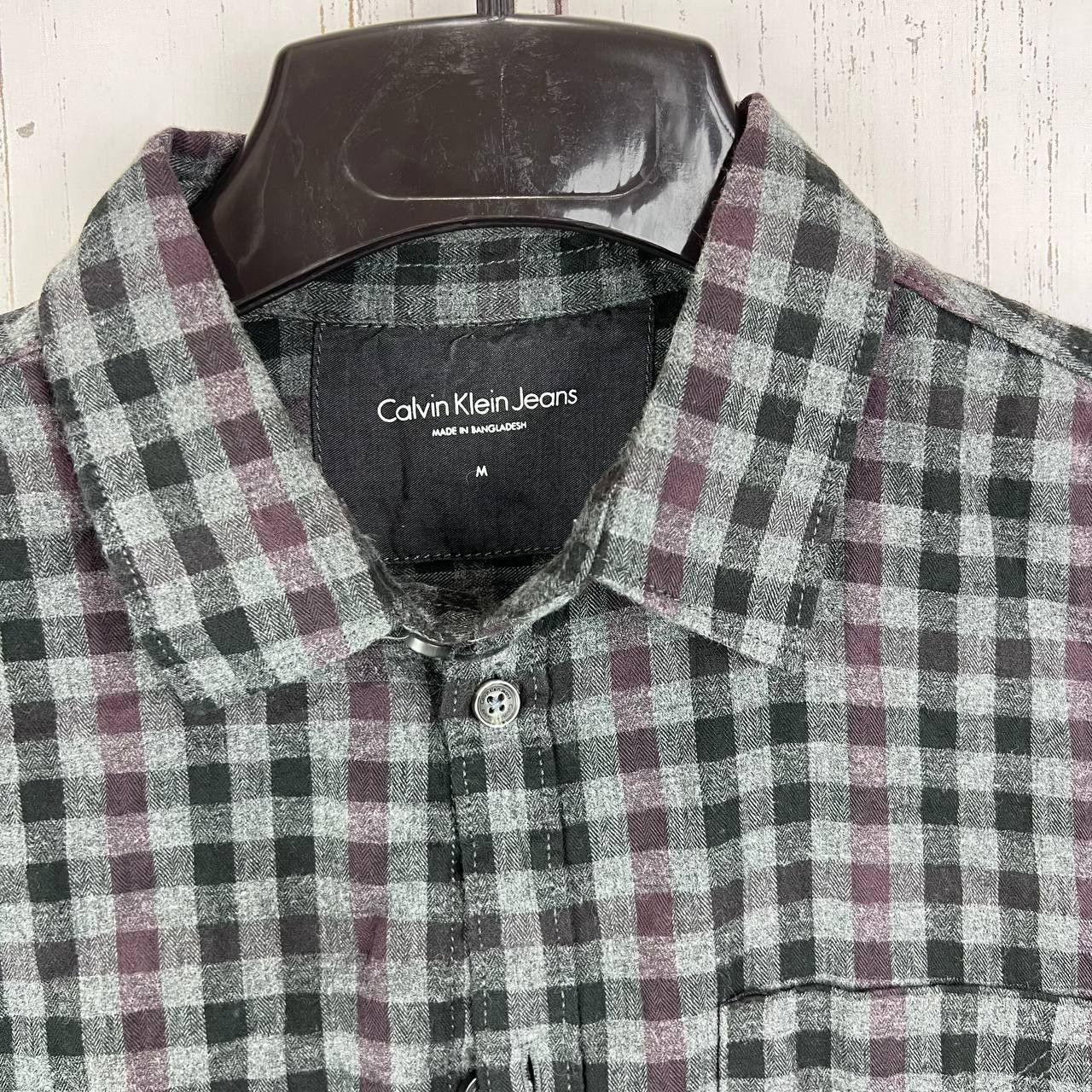 Calvin Klein Calvin Klein Jeans Medium Plaid Long Sleeve Shirt Men Size US M / EU 48-50 / 2 - 3 Thumbnail