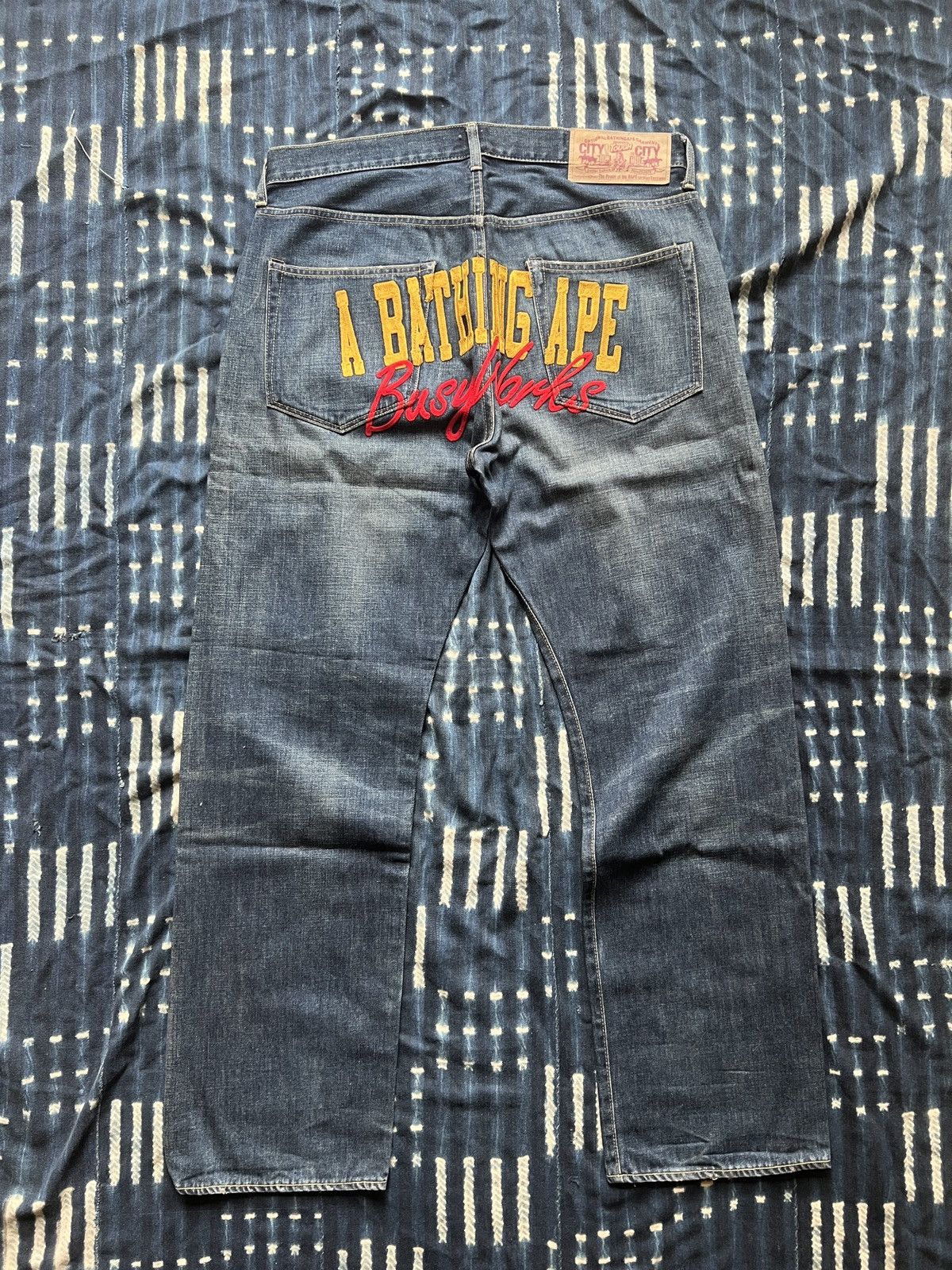 Bape OG Bape by Nigo Archive Busyworks Denim Jeans Size US 34 / EU 50 - 1 Thumbnail