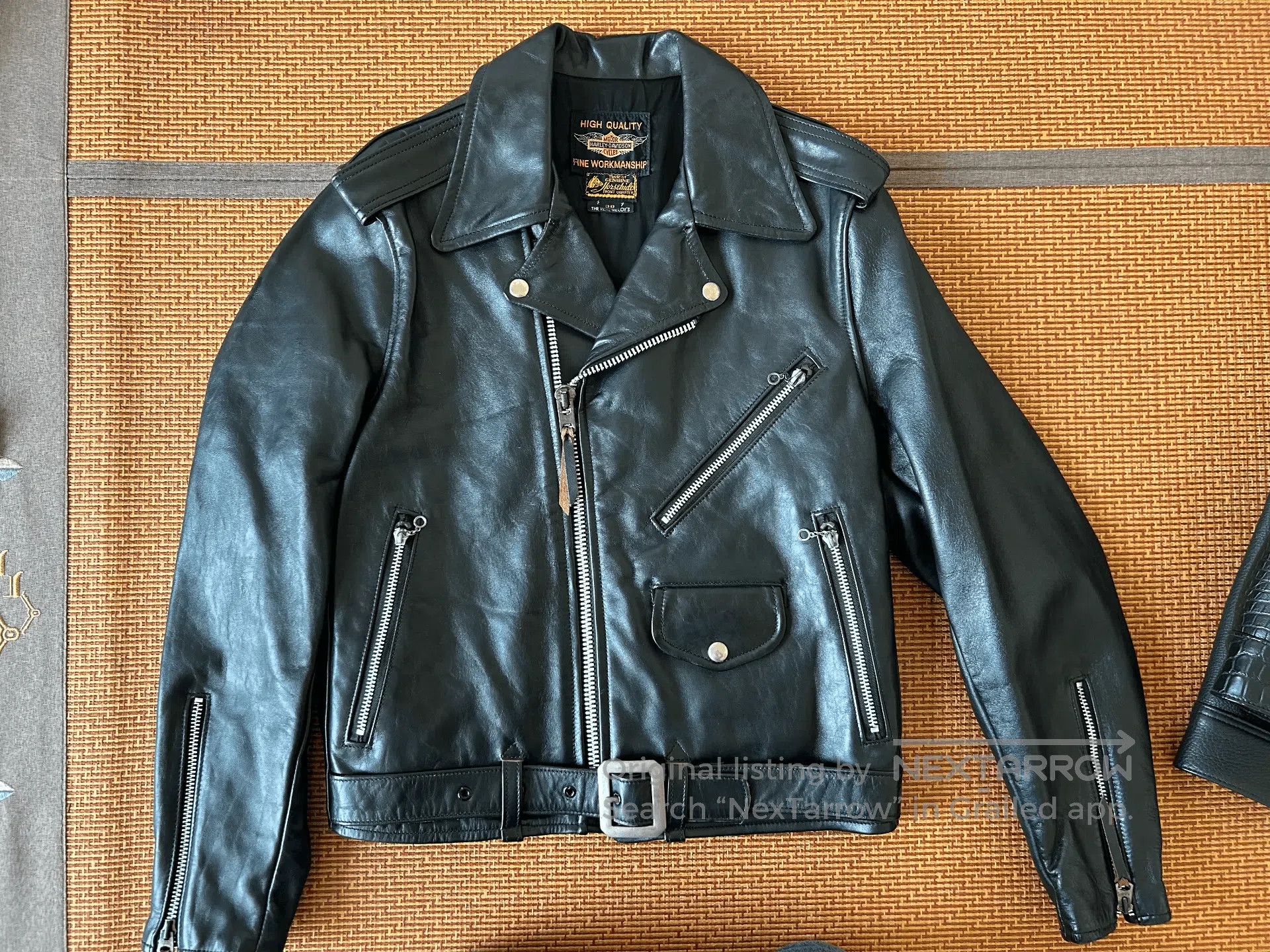 The Real McCoy's real McCoy's leather motorcycle jacket. Size US M / EU 48-50 / 2 - 1 Thumbnail