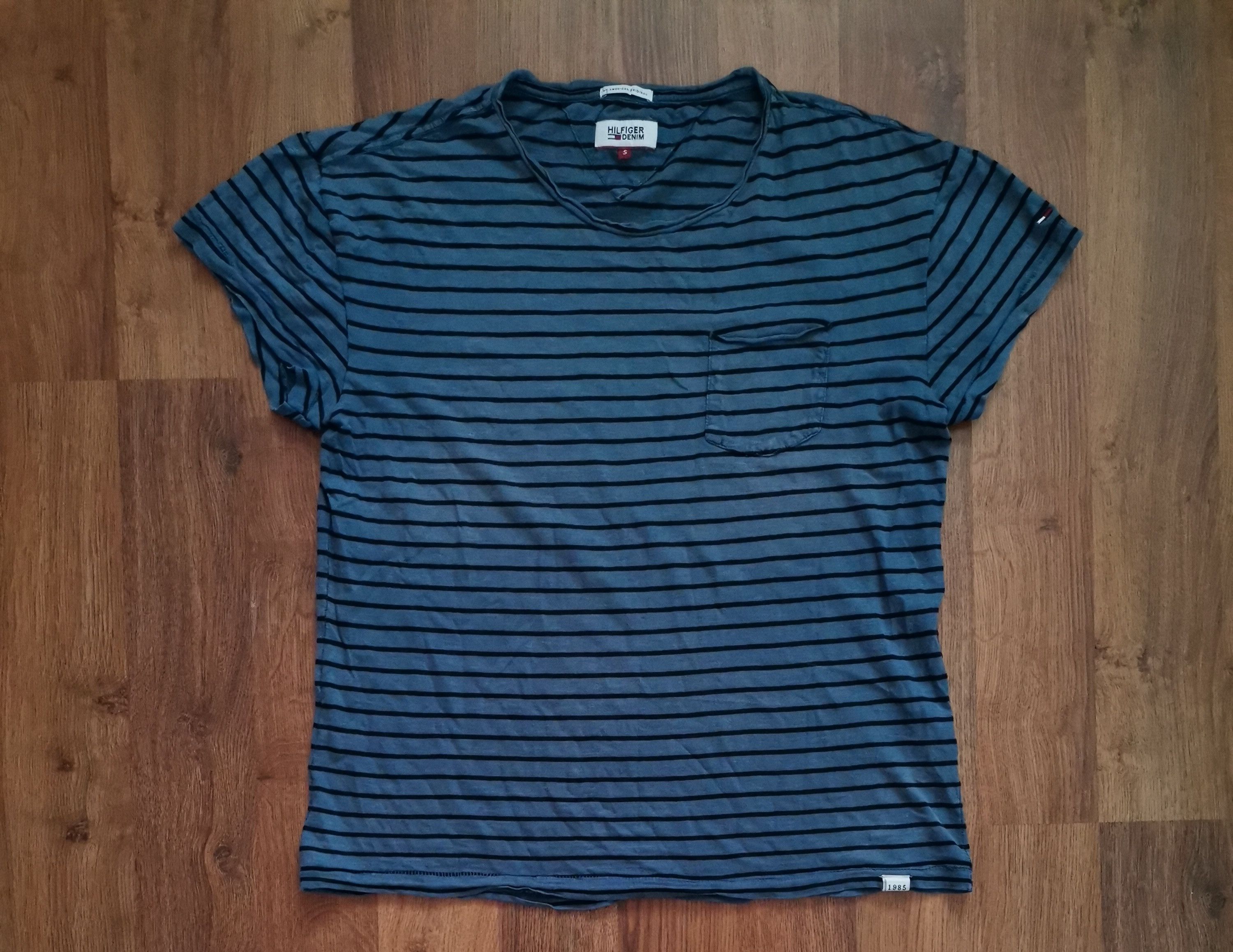 Tommy Hilfiger Hilfiger Denim Striped Tee Size US S / EU 44-46 / 1 - 1 Thumbnail