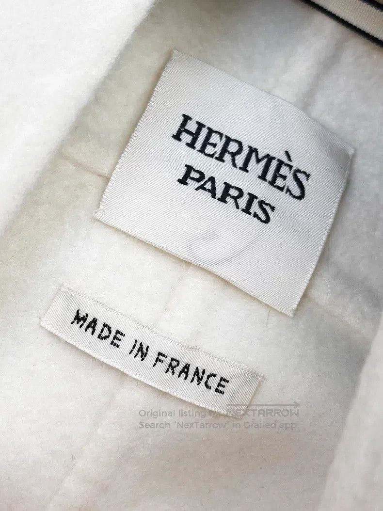 Hermes Hermes White Cashmere Coat Cloak Size XS / US 0-2 / IT 36-38 - 4 Thumbnail